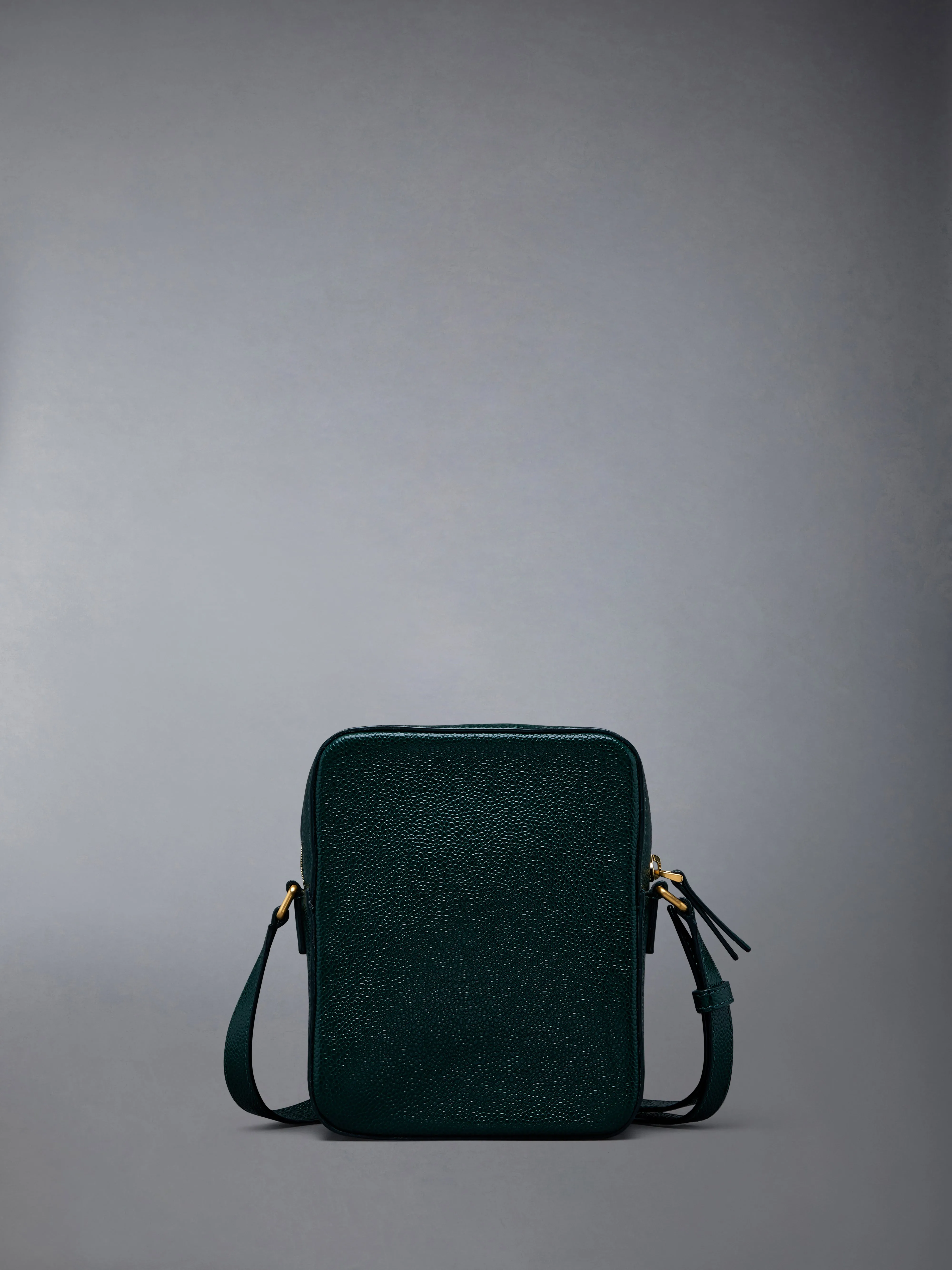 PEBBLE GRAIN LEATHER VERTICAL CAMERA BAG sold by Thom Browne product image thumbnail 3