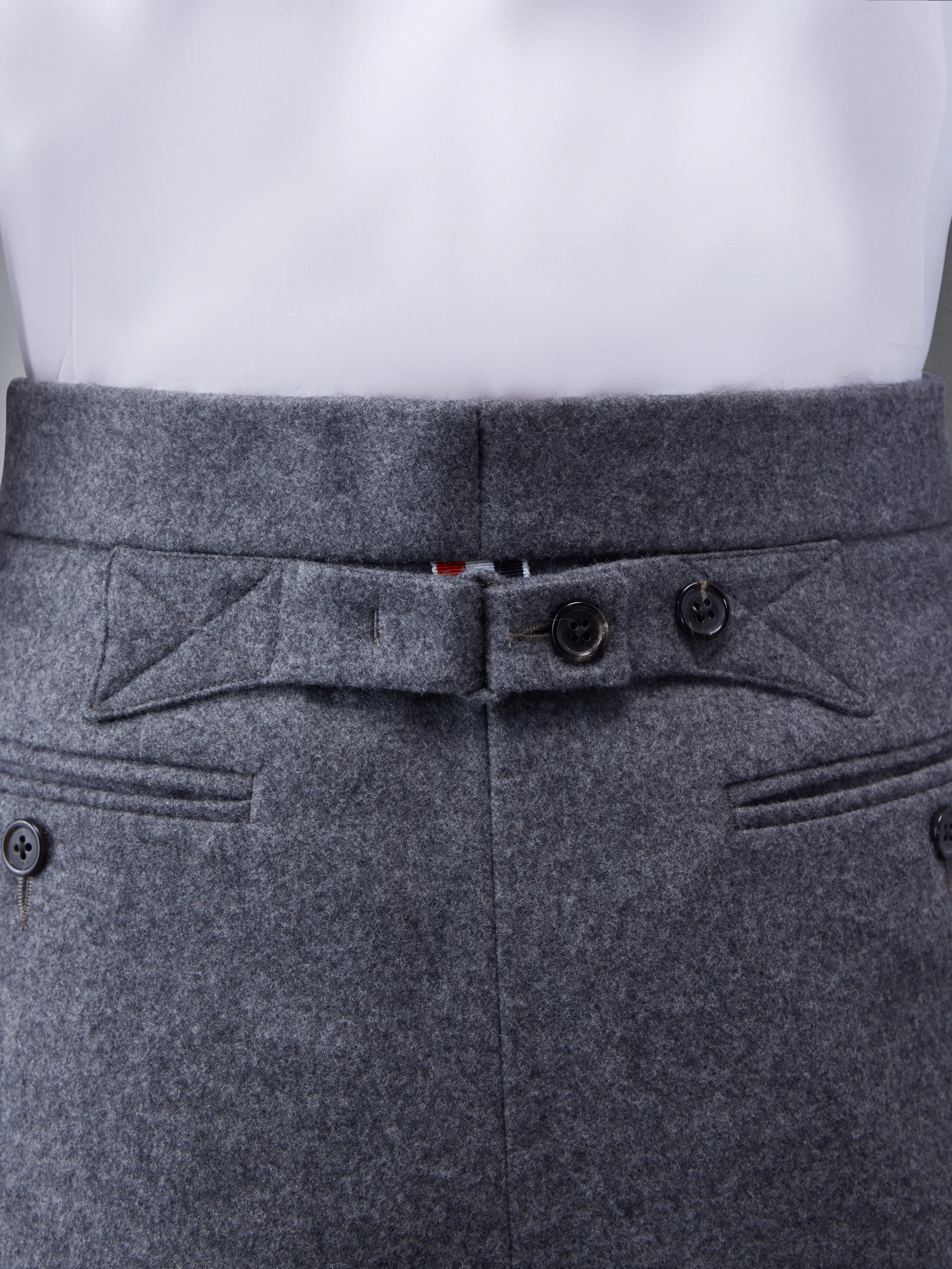 WOOL FLANNEL 2003 CLASSIC BERMUDA SHORT sold by Thom Browne product image thumbnail 4