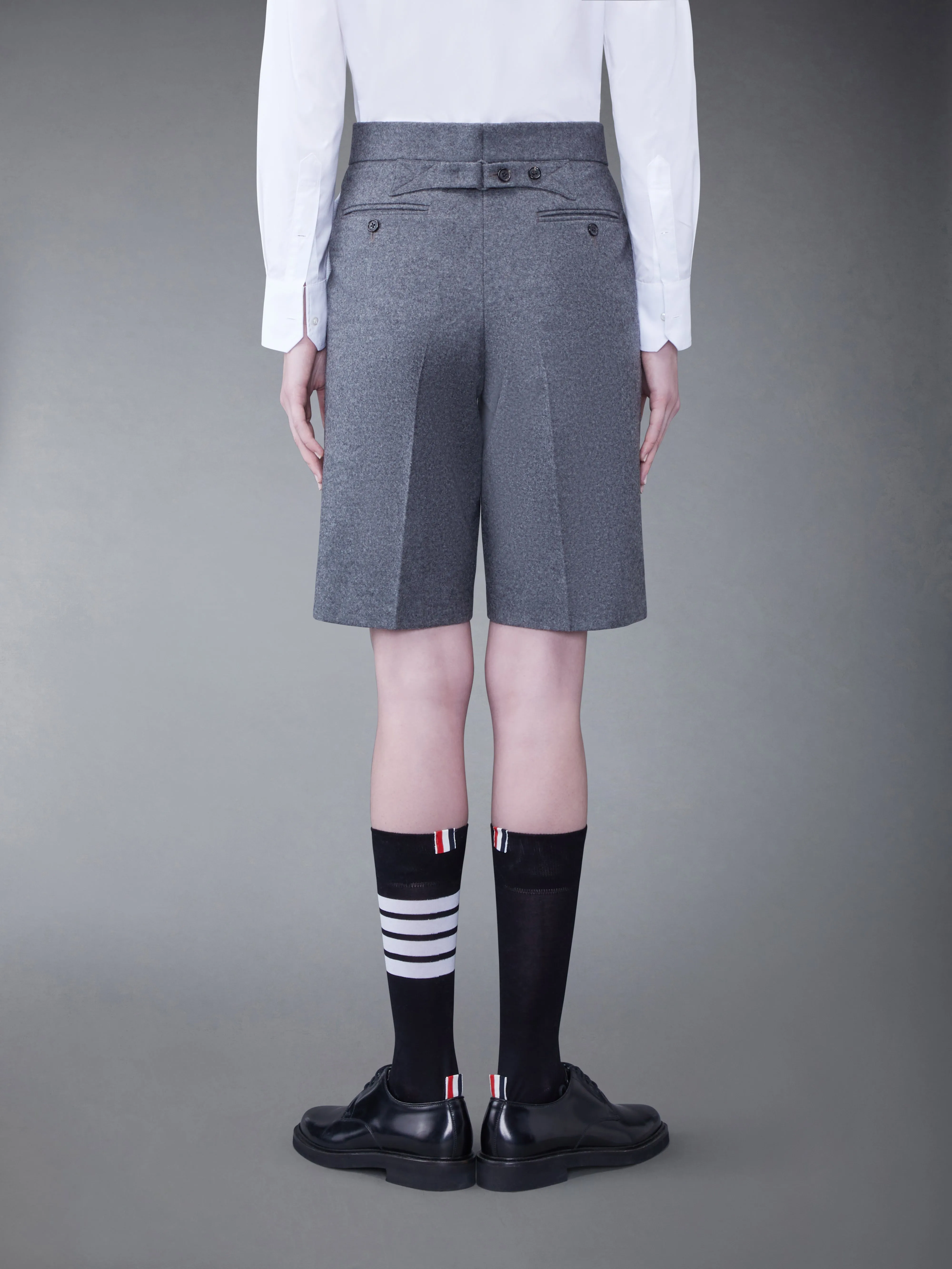 WOOL FLANNEL 2003 CLASSIC BERMUDA SHORT sold by Thom Browne product image thumbnail 2
