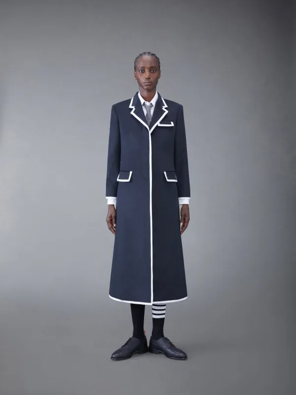 CASHMERE 2003 HIGH ARMHOLE CHESTERFIELD COAT sold by Thom Browne