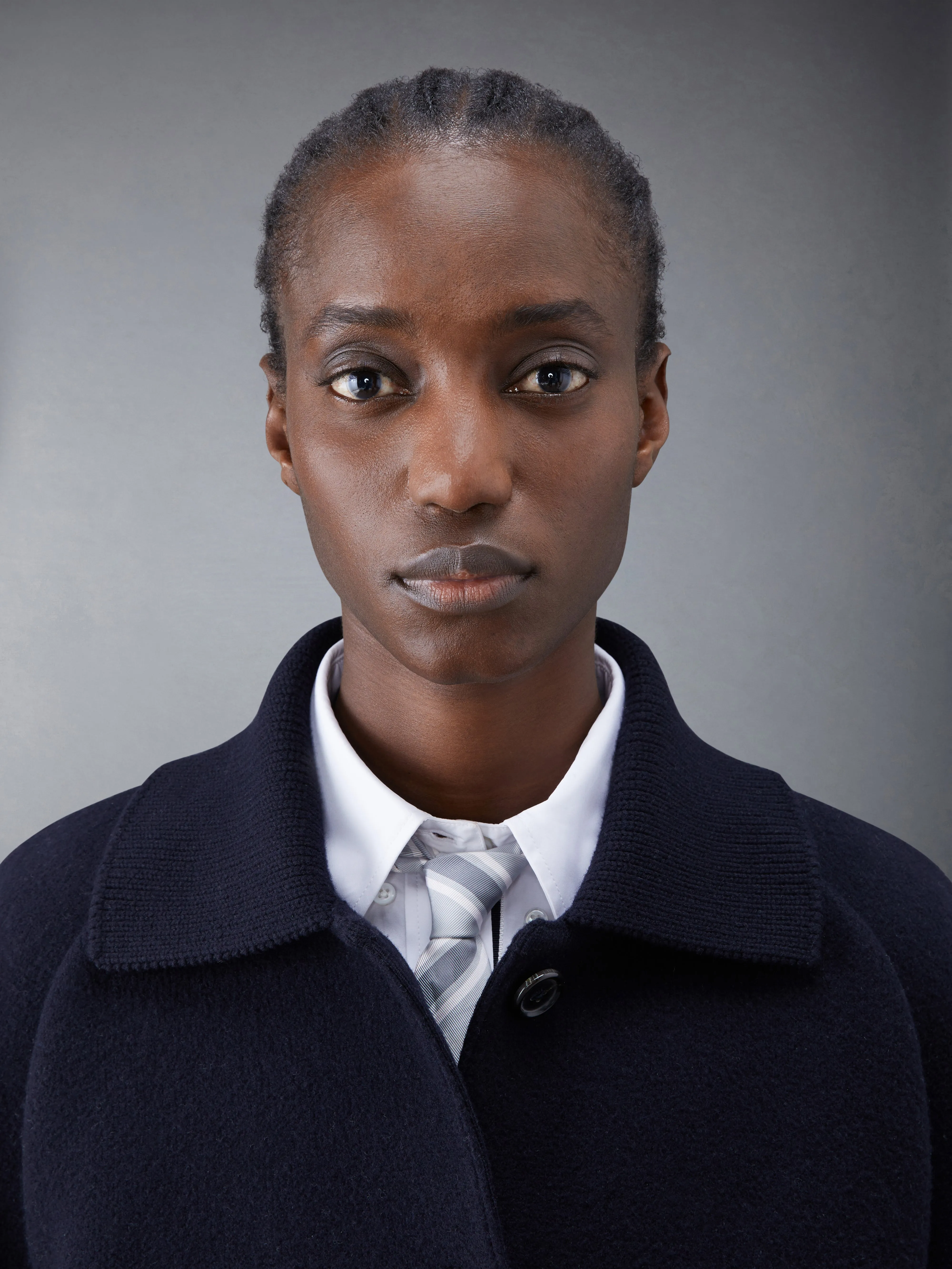 Boiled Wool Milano 4-Bar Cropped Car Coat sold by Thom Browne product image thumbnail 5