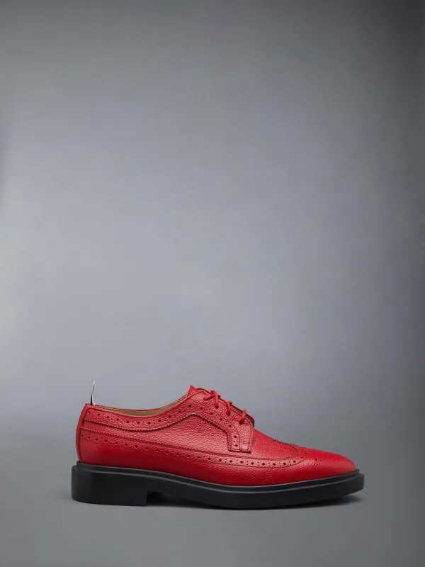 Pebble Grain Leather Longwing Brogue sold by Thom Browne