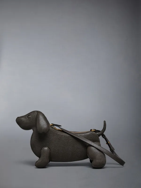 HECTOR BAGUETTE BAG IN PEBBLE GRAIN sold by Thom Browne