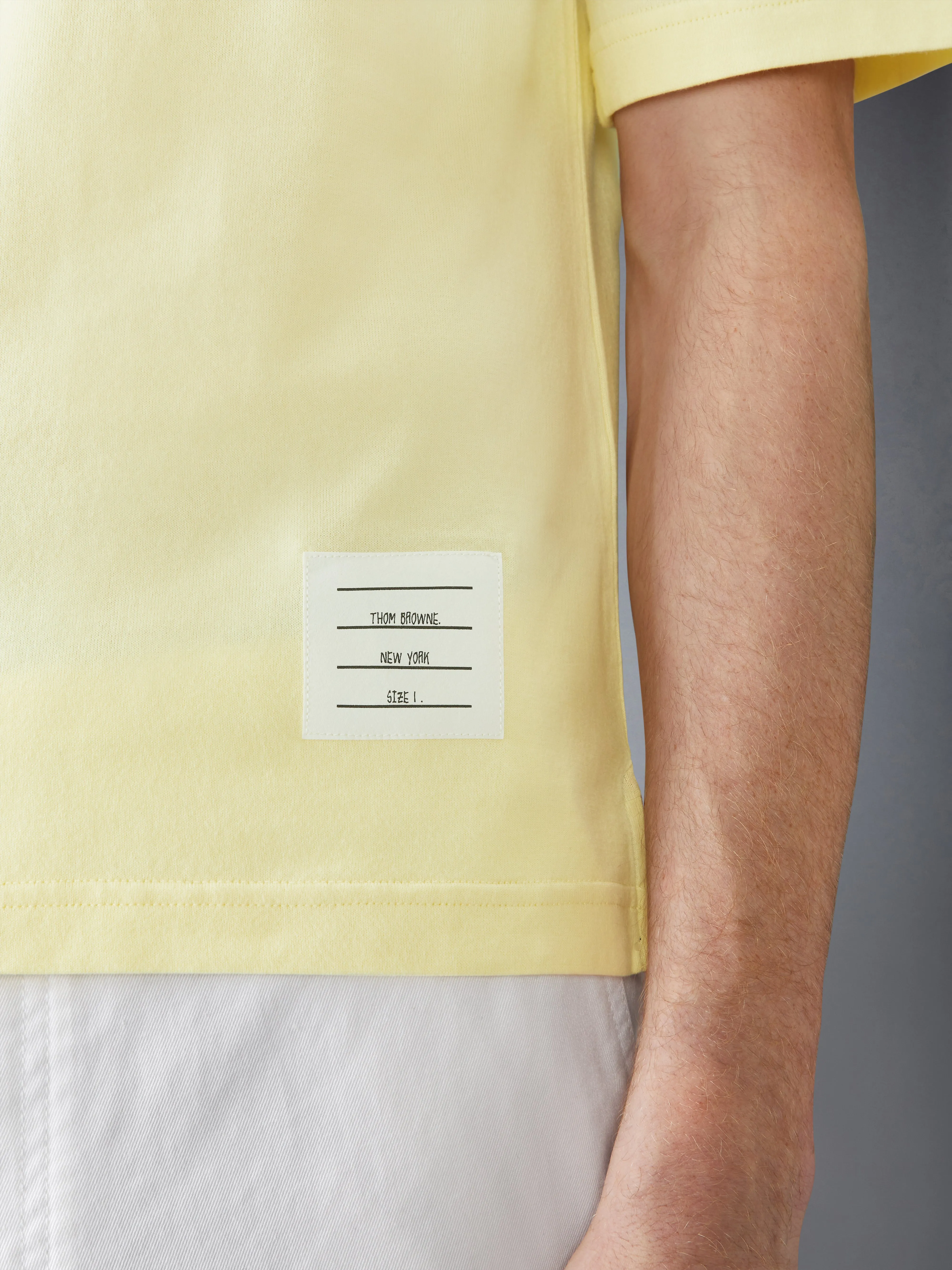 Jersey 4-Bar Short Sleeve Tee sold by Thom Browne product image thumbnail 4