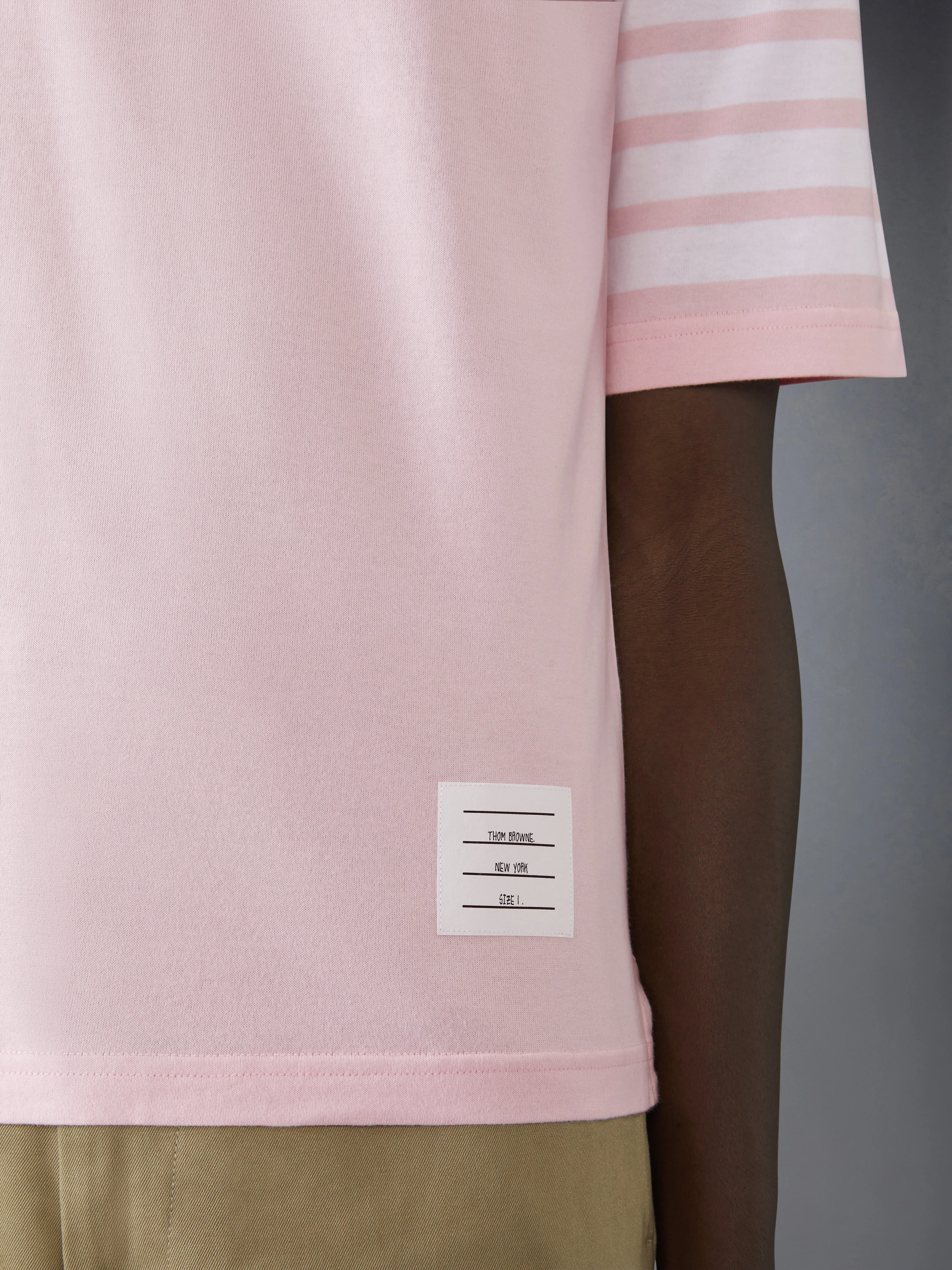 Jersey 4-Bar Short Sleeve Tee sold by Thom Browne product image thumbnail 4