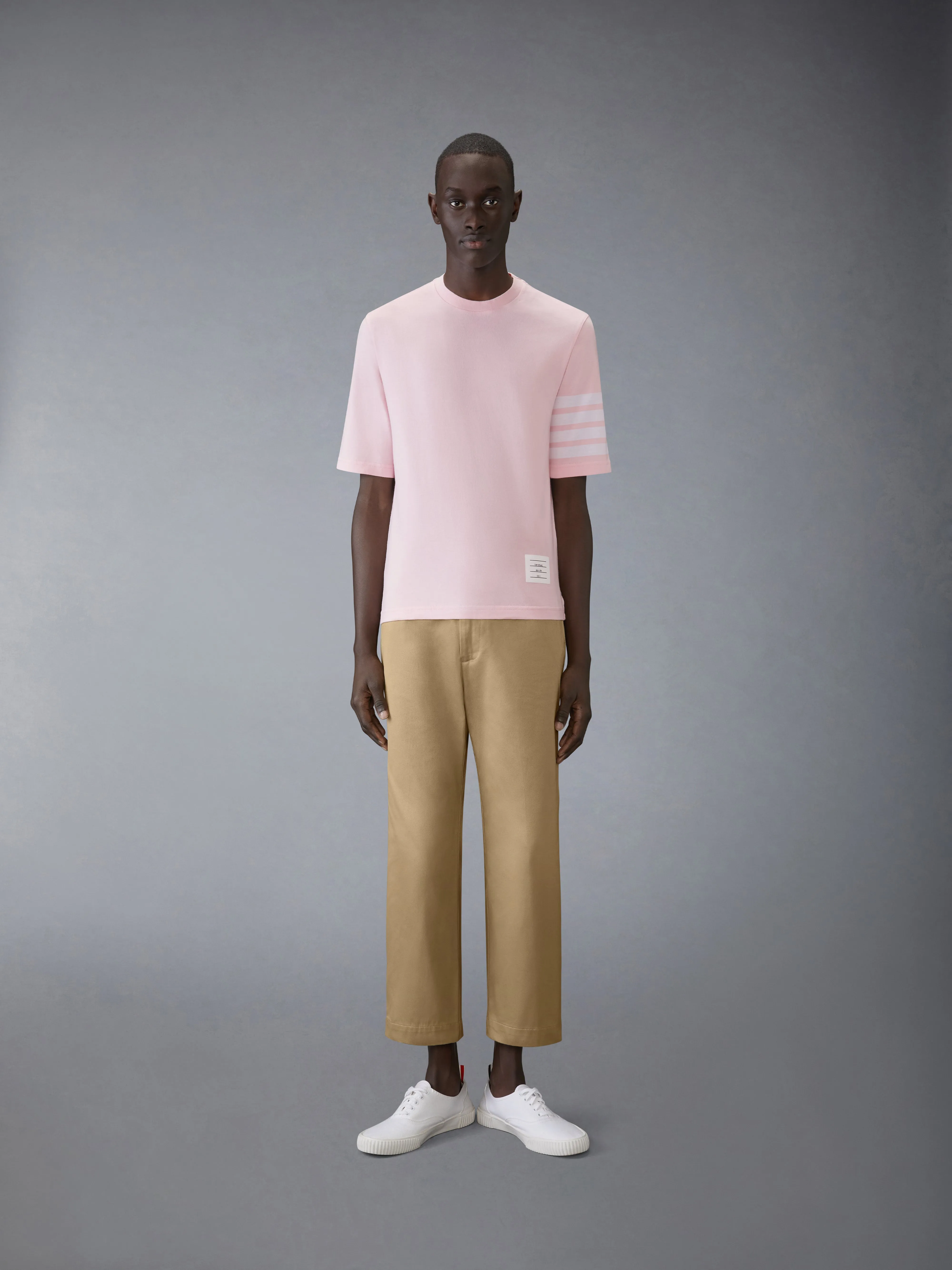 Jersey 4-Bar Short Sleeve Tee sold by Thom Browne product image thumbnail 3