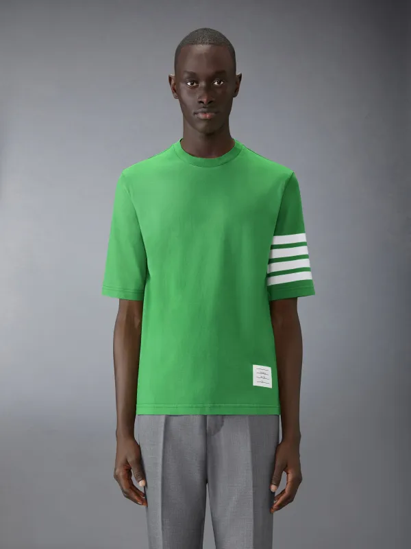 Jersey 4-Bar Short Sleeve Tee sold by Thom Browne