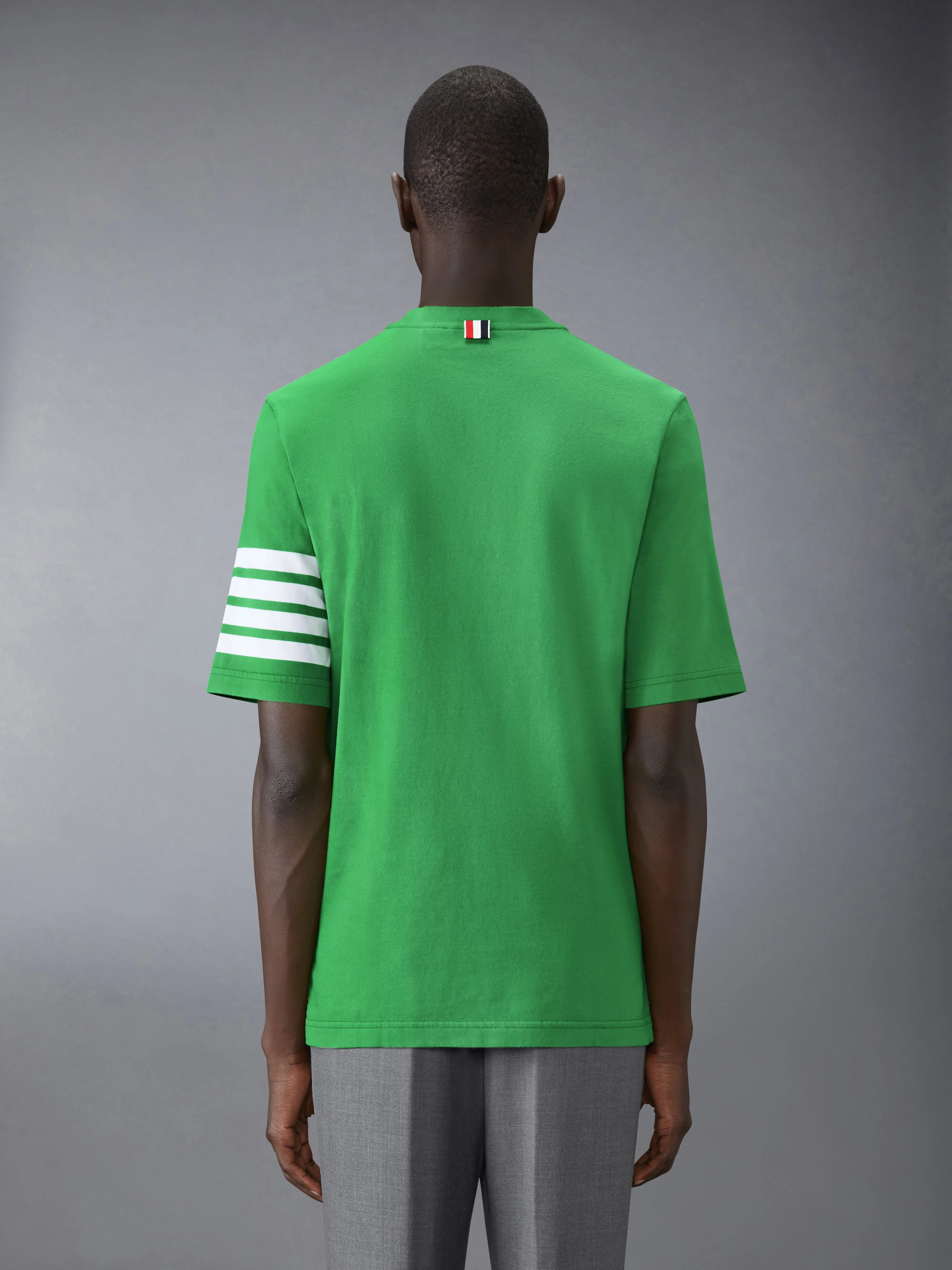 Jersey 4-Bar Short Sleeve Tee sold by Thom Browne product image thumbnail 2