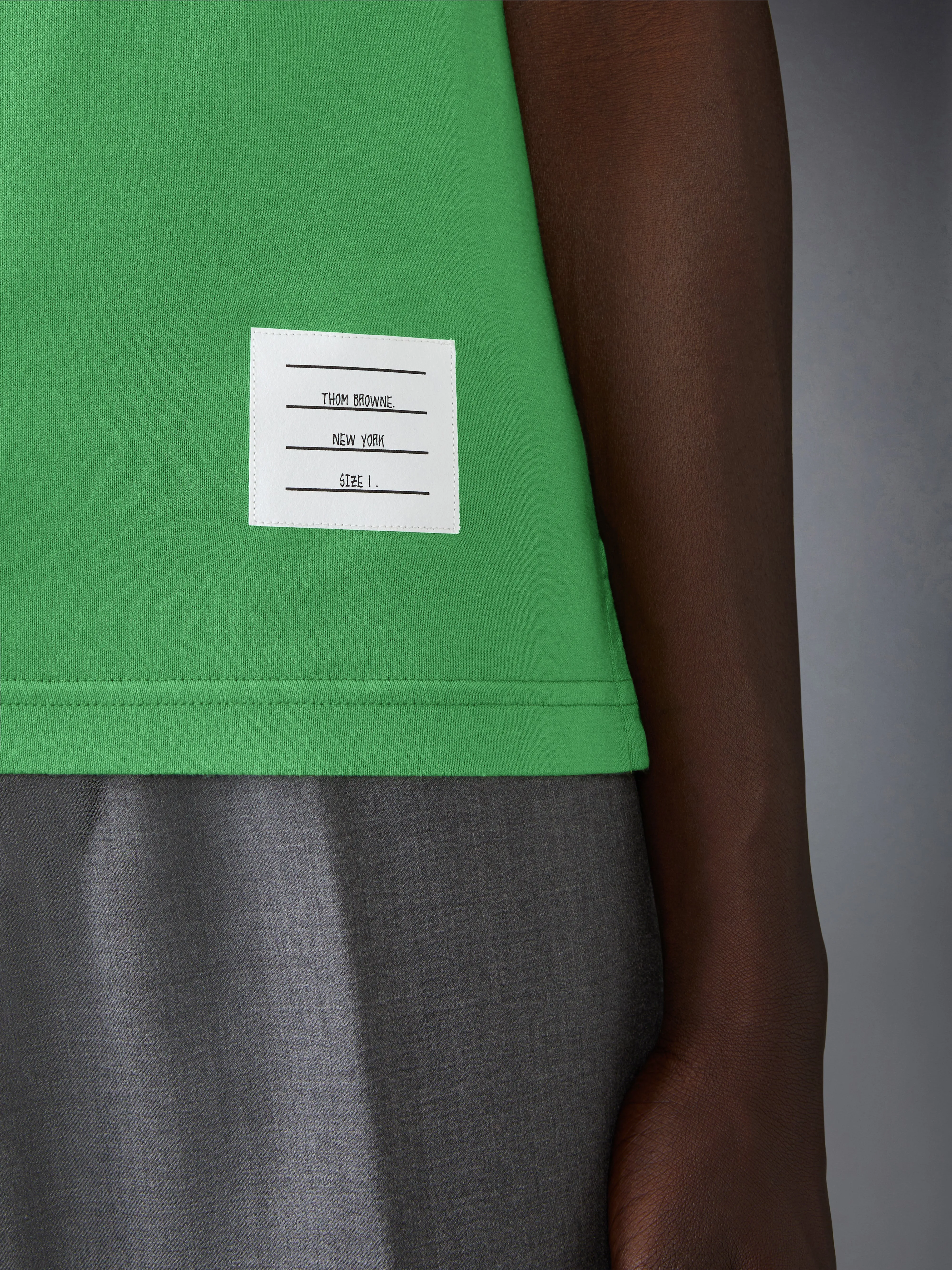 Jersey 4-Bar Short Sleeve Tee sold by Thom Browne product image thumbnail 4