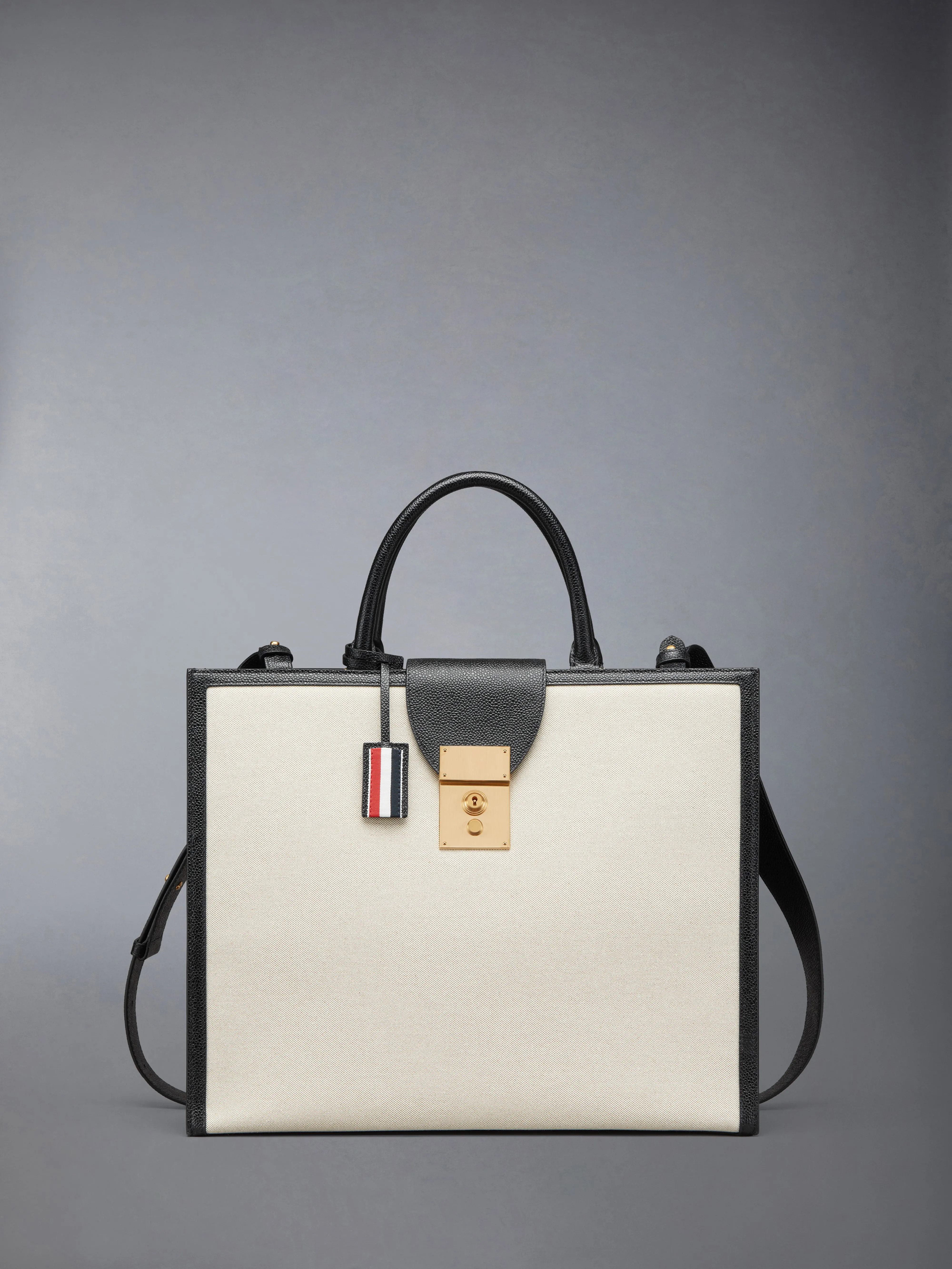 Cotton Canvas Mr. Thom Tote sold by Thom Browne