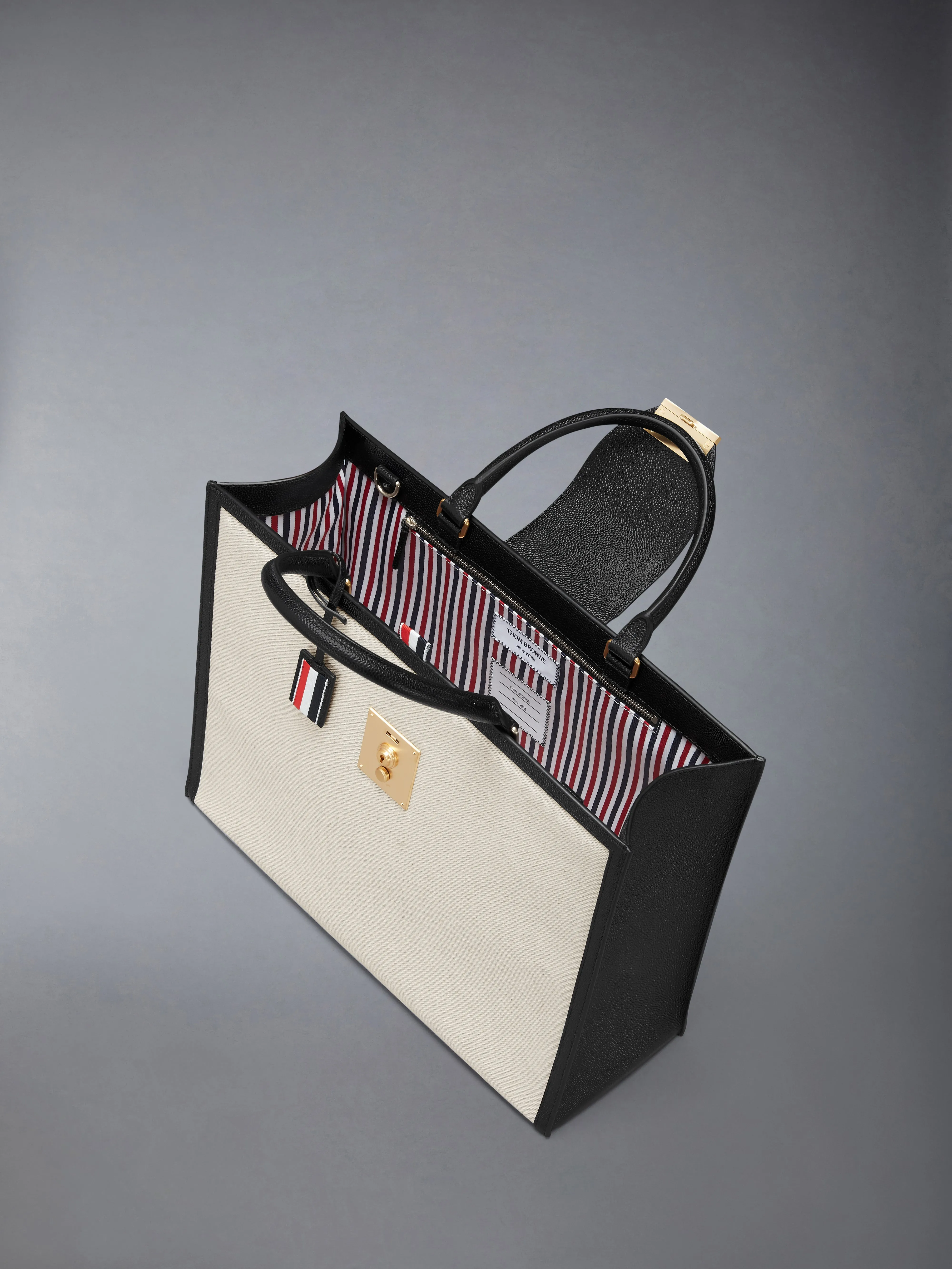 Cotton Canvas Mr. Thom Tote sold by Thom Browne product image thumbnail 4