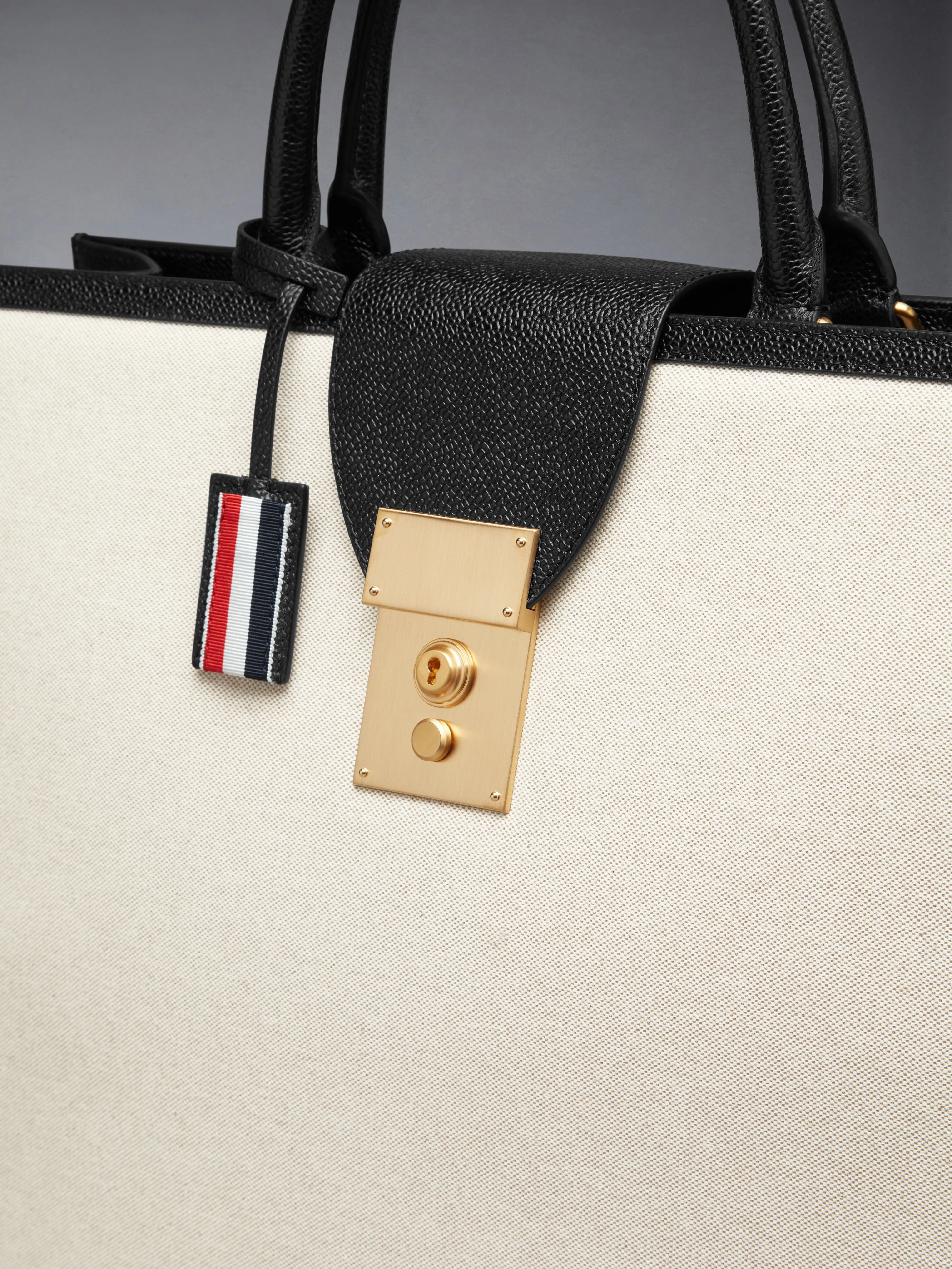 Cotton Canvas Mr. Thom Tote sold by Thom Browne product image thumbnail 5