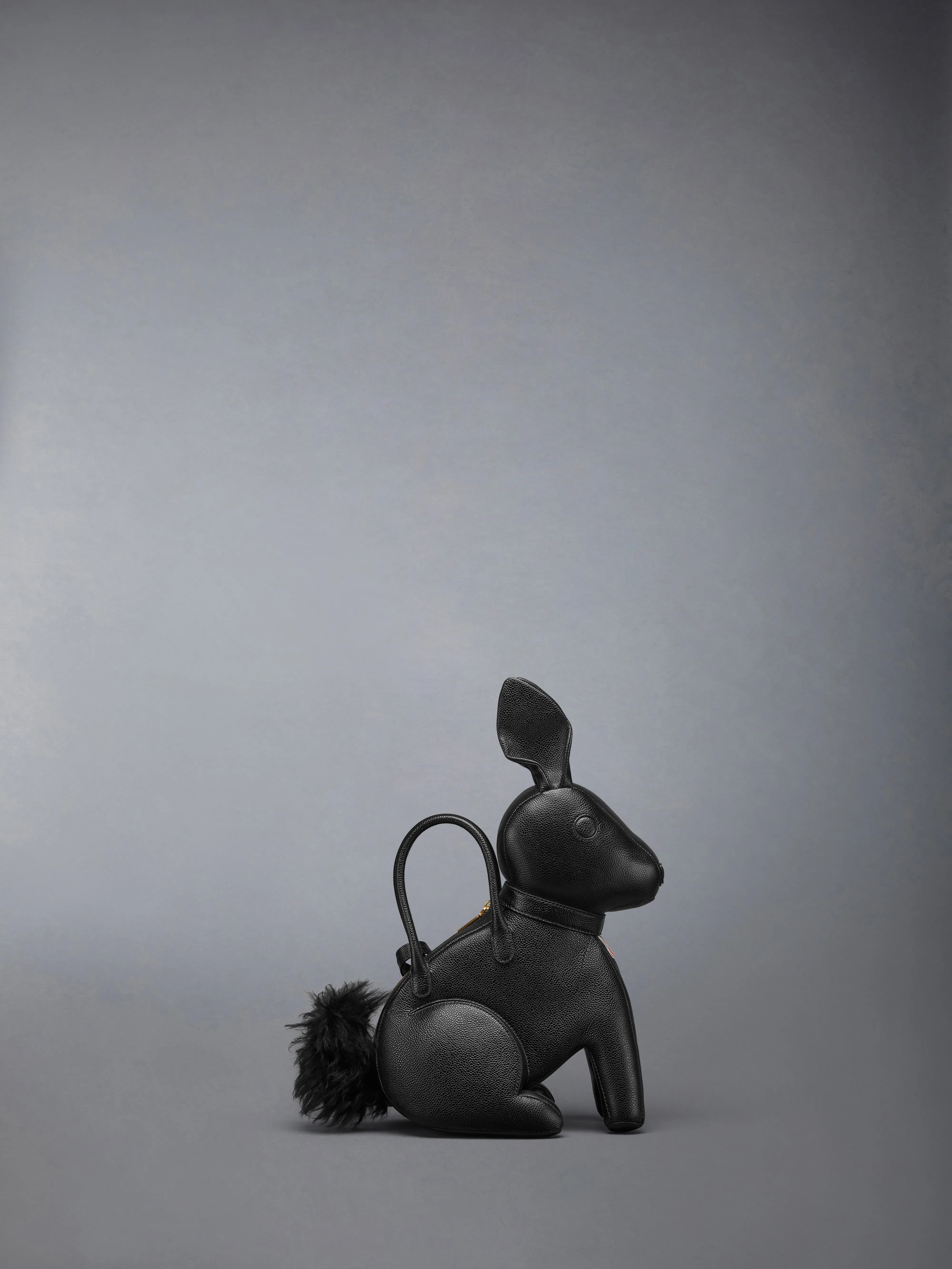 Rabbit Shoulder Bag In Pebble Grain sold by Thom Browne product image thumbnail 3