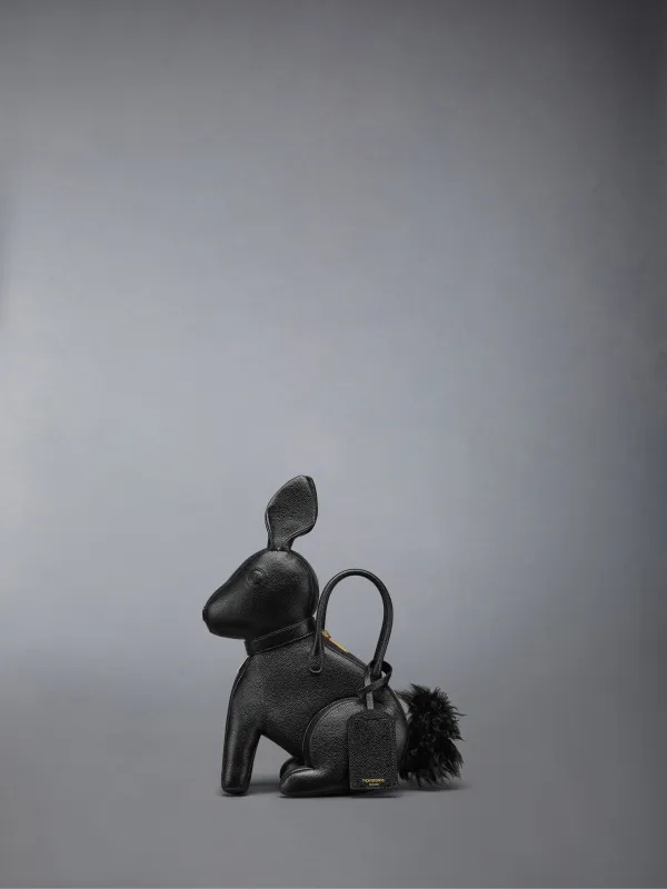 Rabbit Shoulder Bag In Pebble Grain sold by Thom Browne