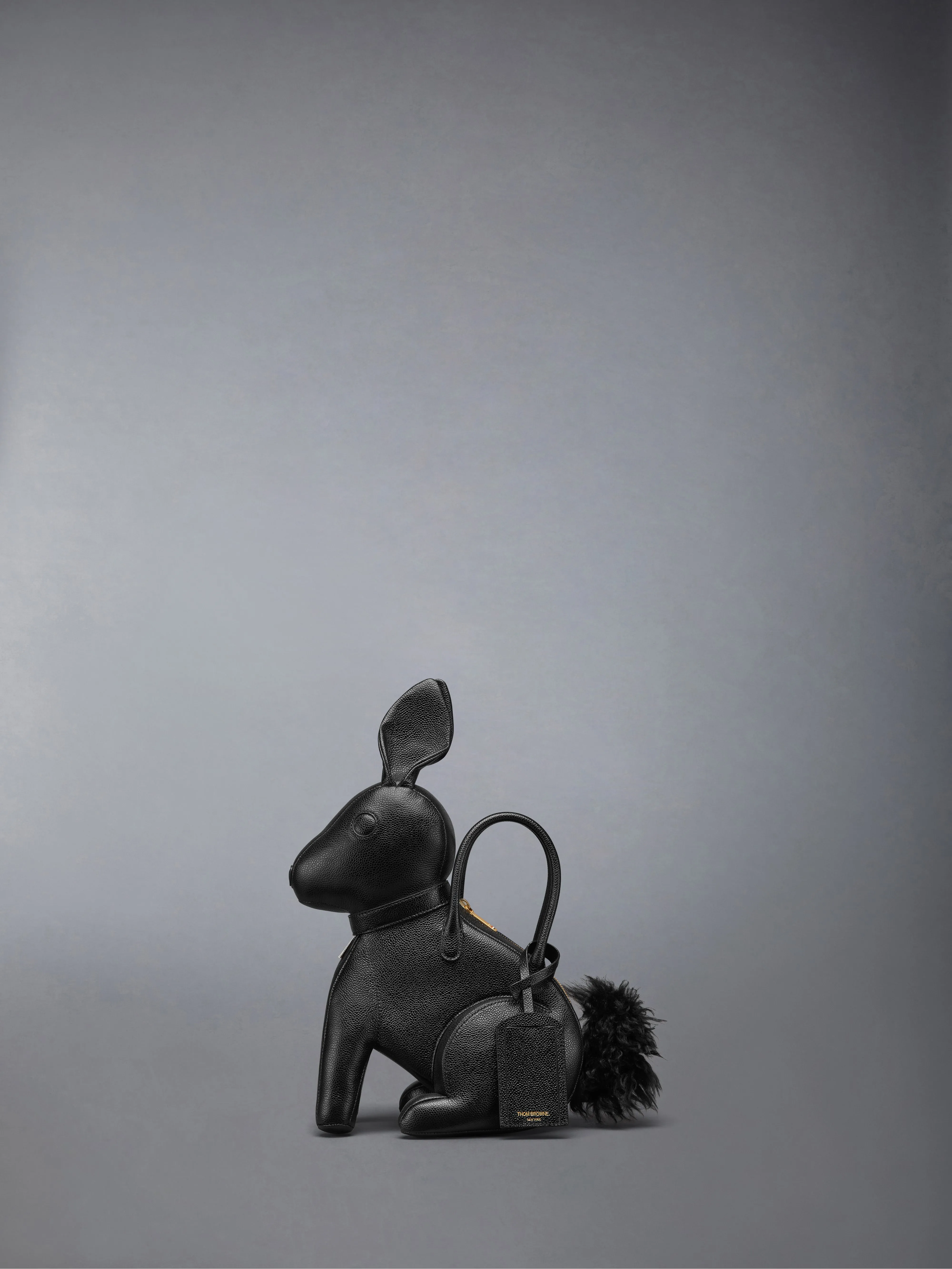 Rabbit Shoulder Bag In Pebble Grain sold by Thom Browne