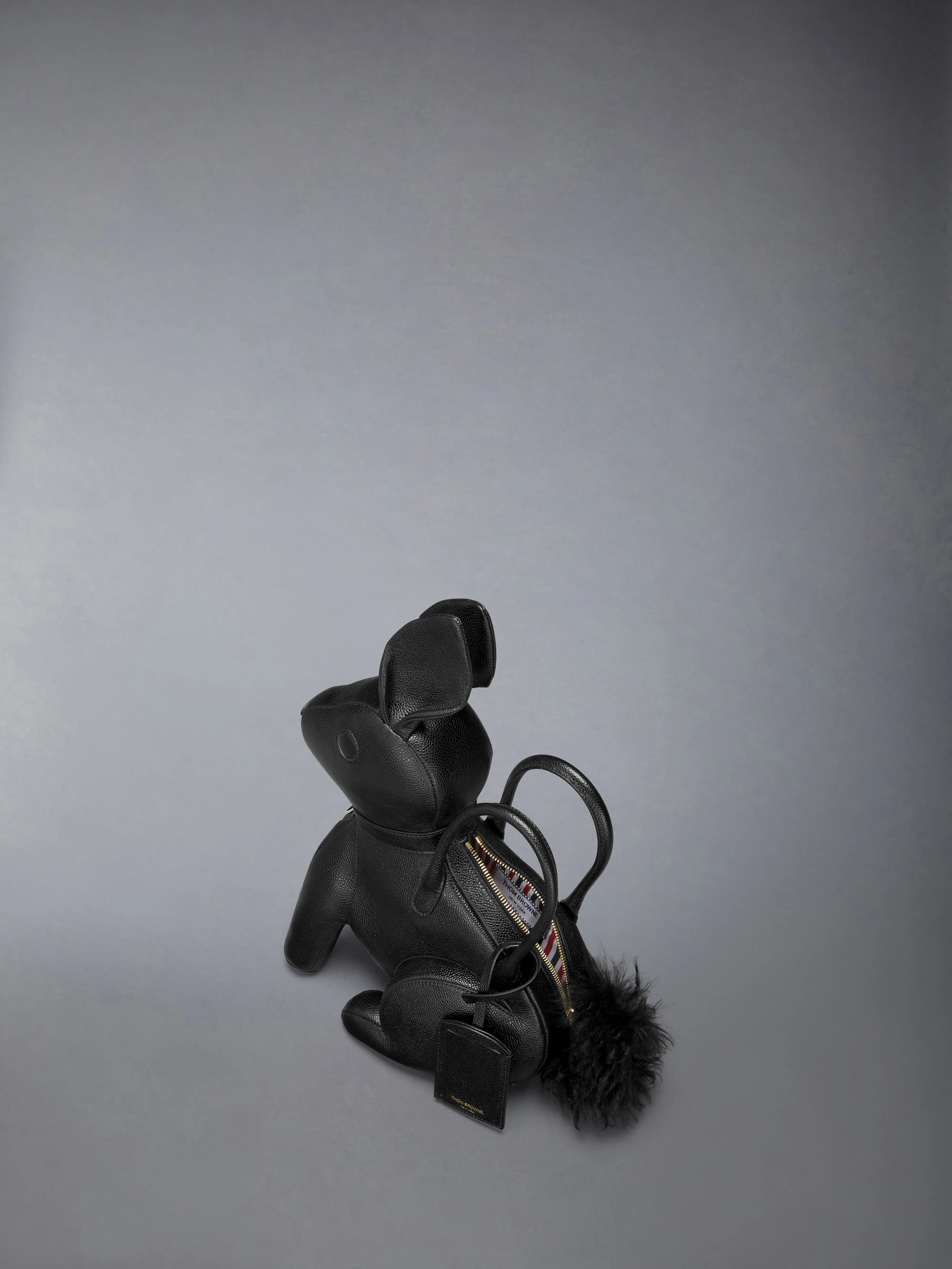 Rabbit Shoulder Bag In Pebble Grain sold by Thom Browne product image thumbnail 4