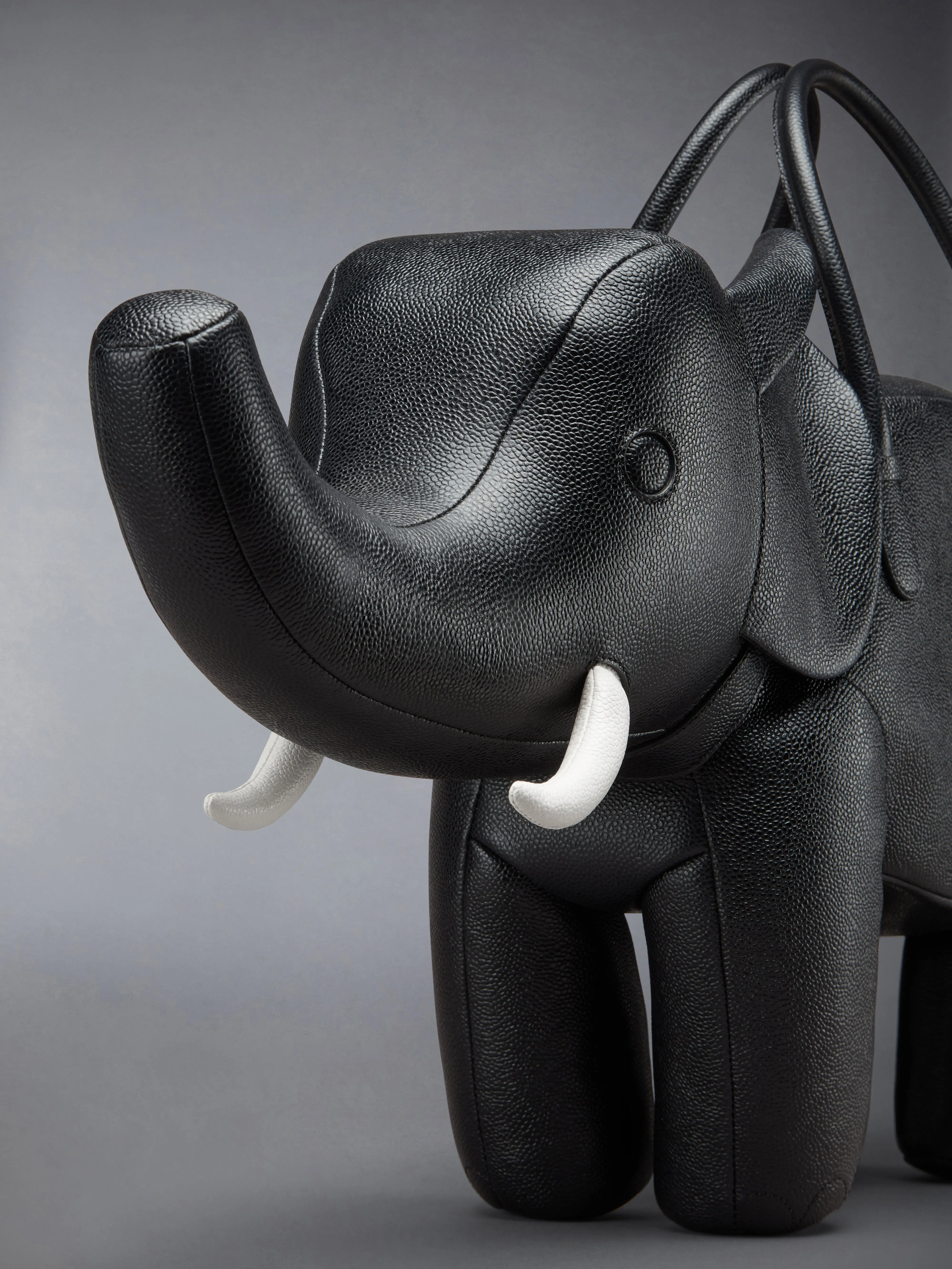 Elephant Bag In Pebble Grain sold by Thom Browne product image thumbnail 5