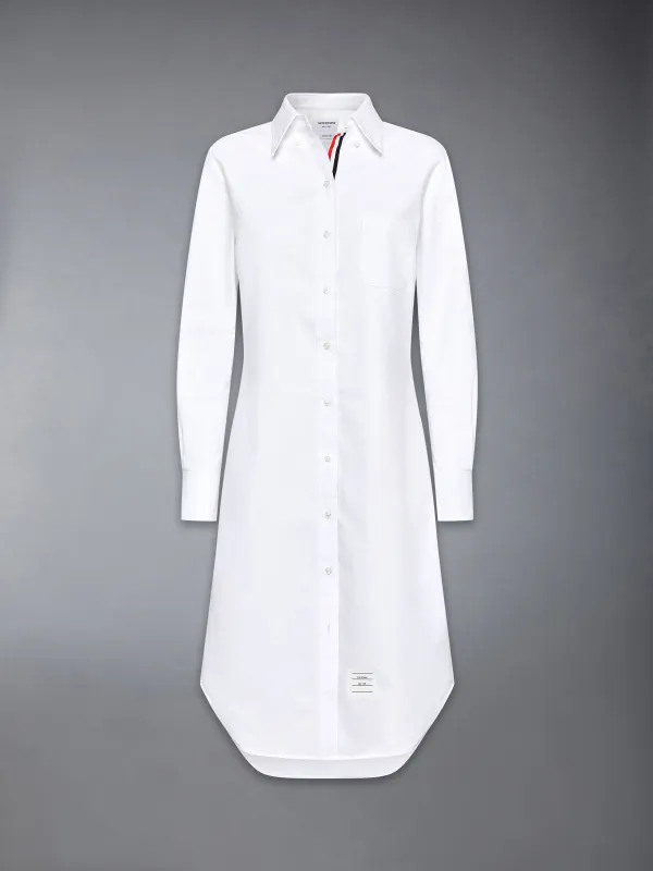 Oxford Grosgrain Placket Classic Shirtdress sold by Thom Browne