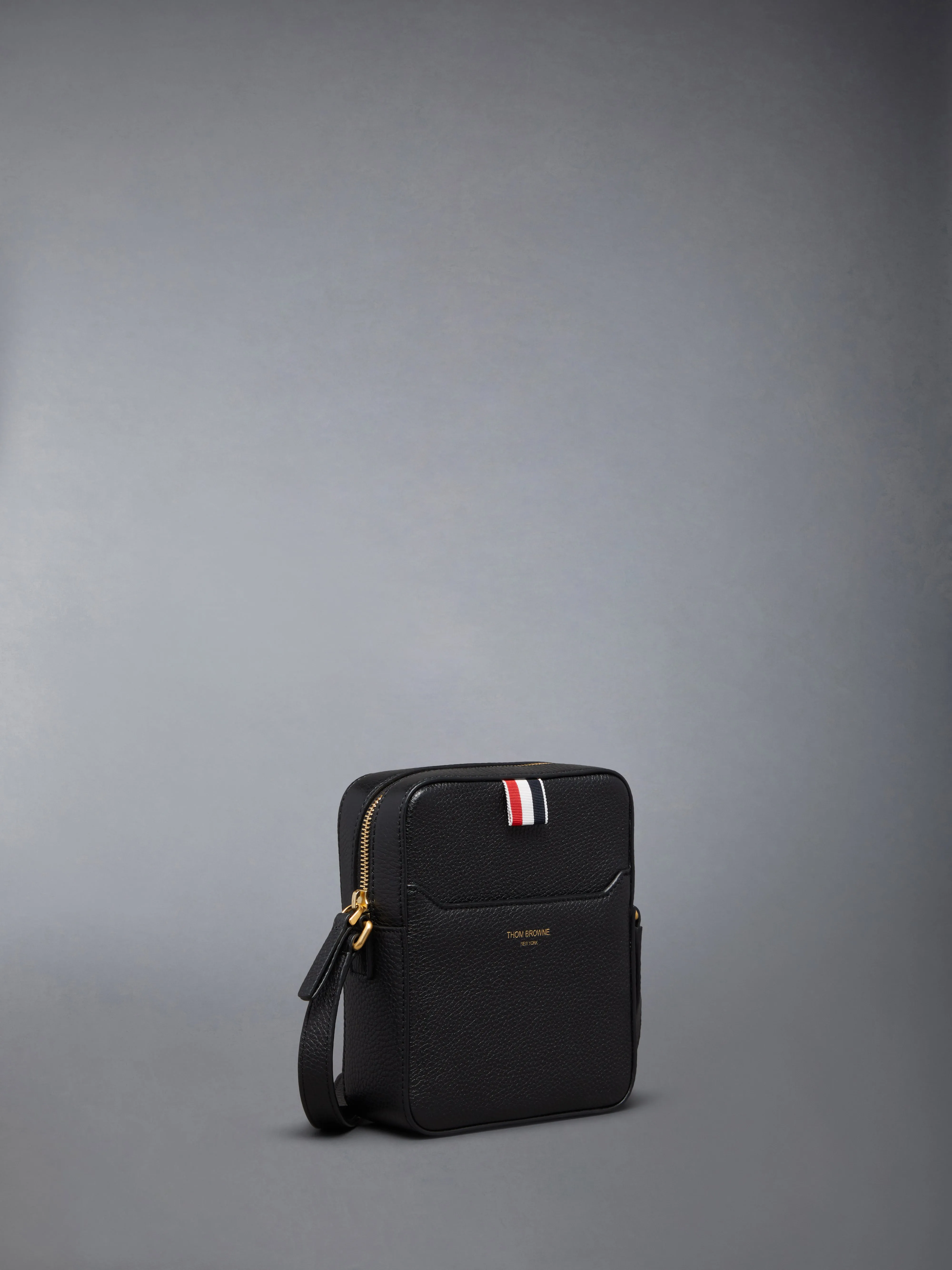 SOFT PEBBLE GRAIN 4-BAR VERTICAL CAMERA BAG sold by Thom Browne product image thumbnail 2