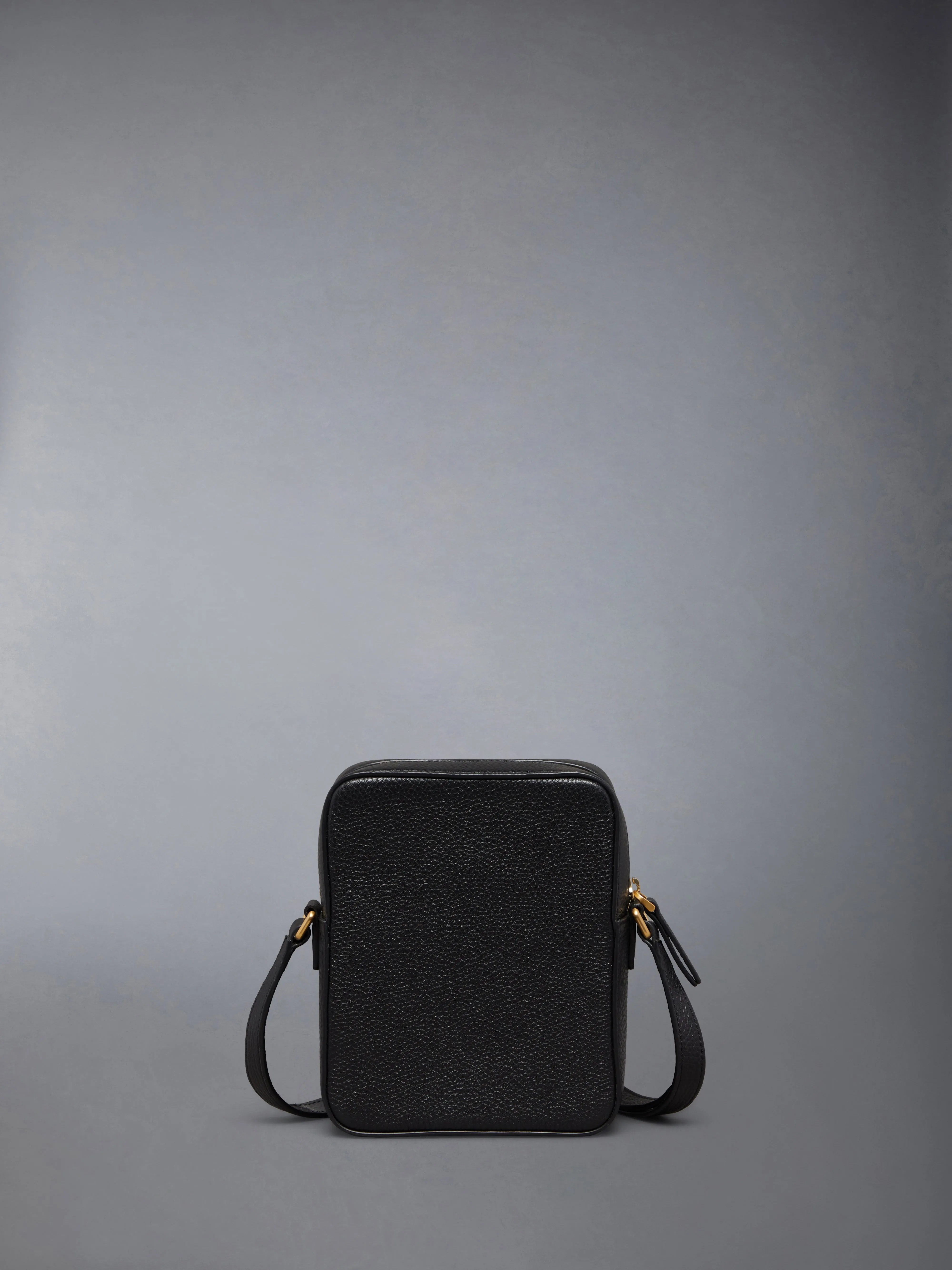 SOFT PEBBLE GRAIN 4-BAR VERTICAL CAMERA BAG sold by Thom Browne product image thumbnail 3