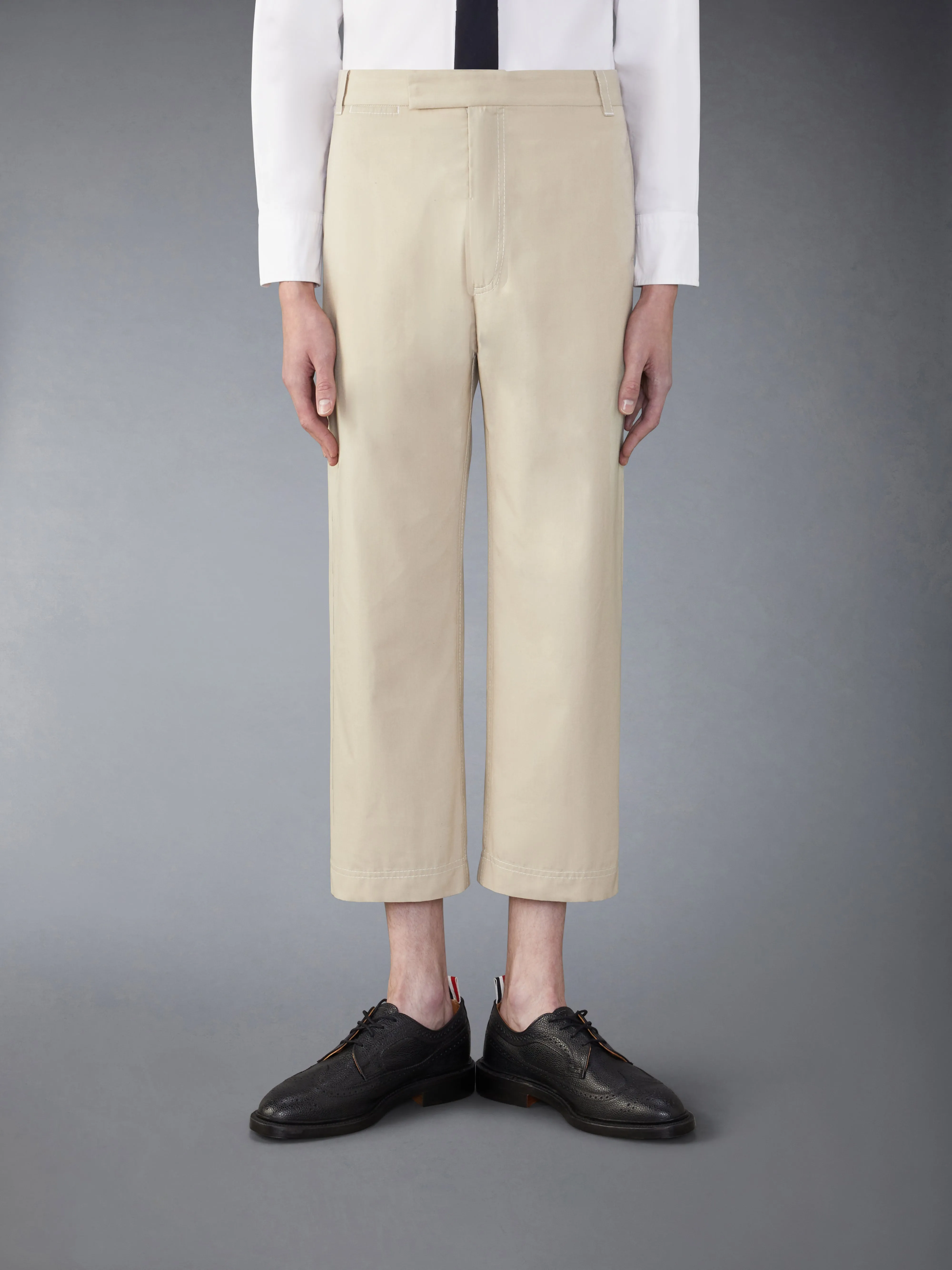 TYPEWRITER STRAIGHT LEG TROUSERS sold by Thom Browne