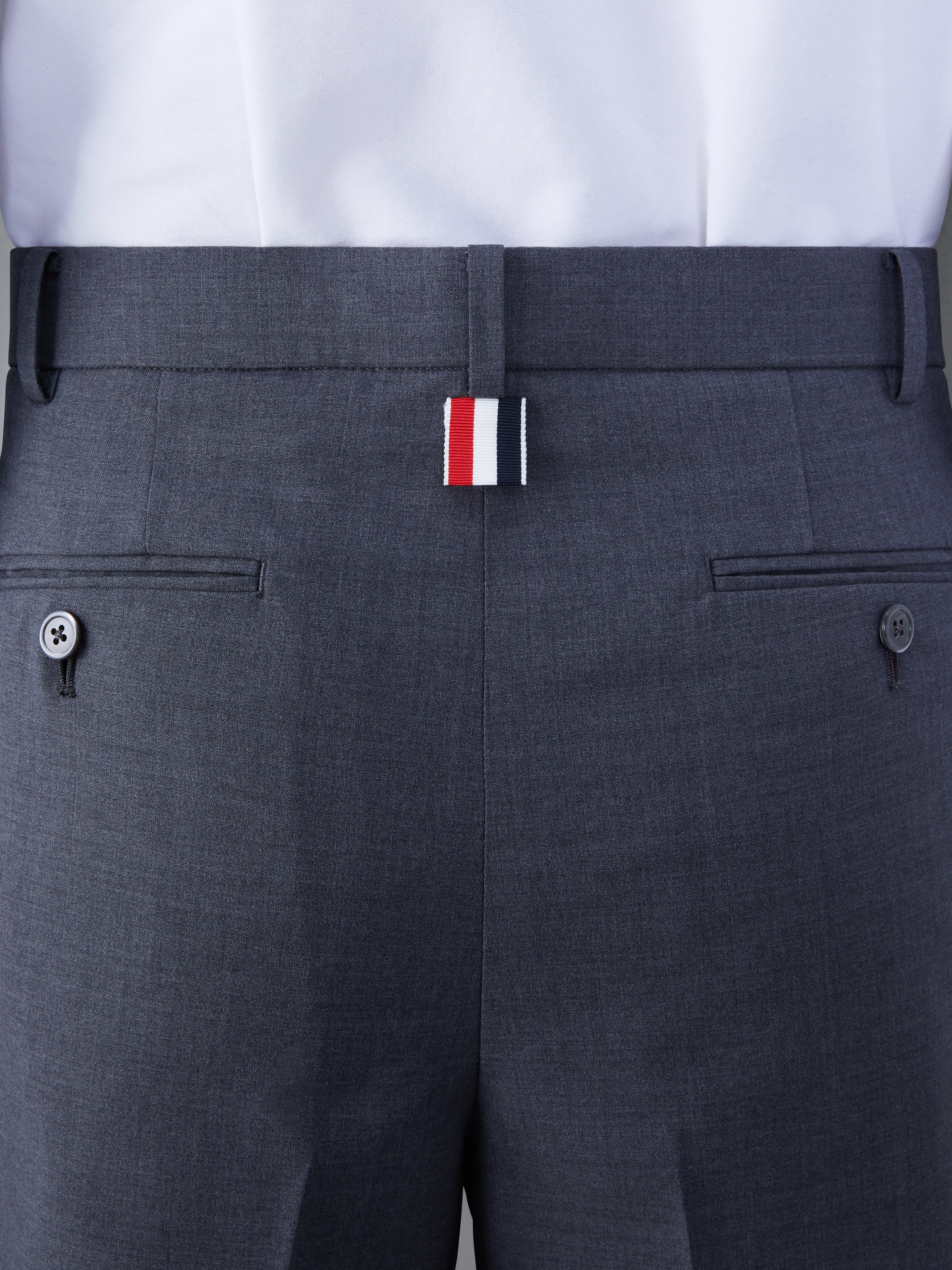 TWILL LOW RISE SACK MINI SHORT sold by Thom Browne product image thumbnail 4