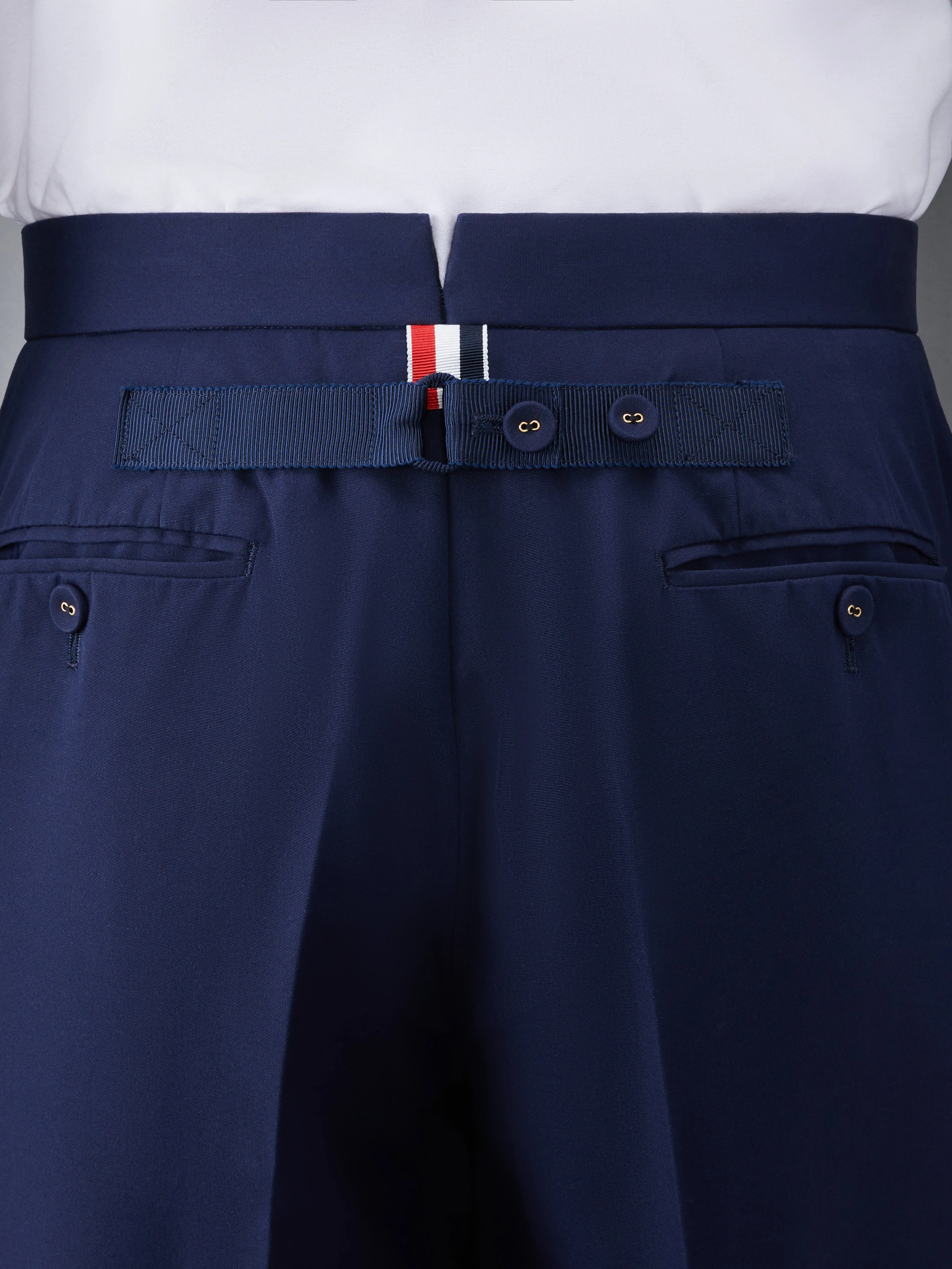 TYPEWRITER CLOTH CLASSIC BACKSTRAP TROUSER sold by Thom Browne product image thumbnail 4