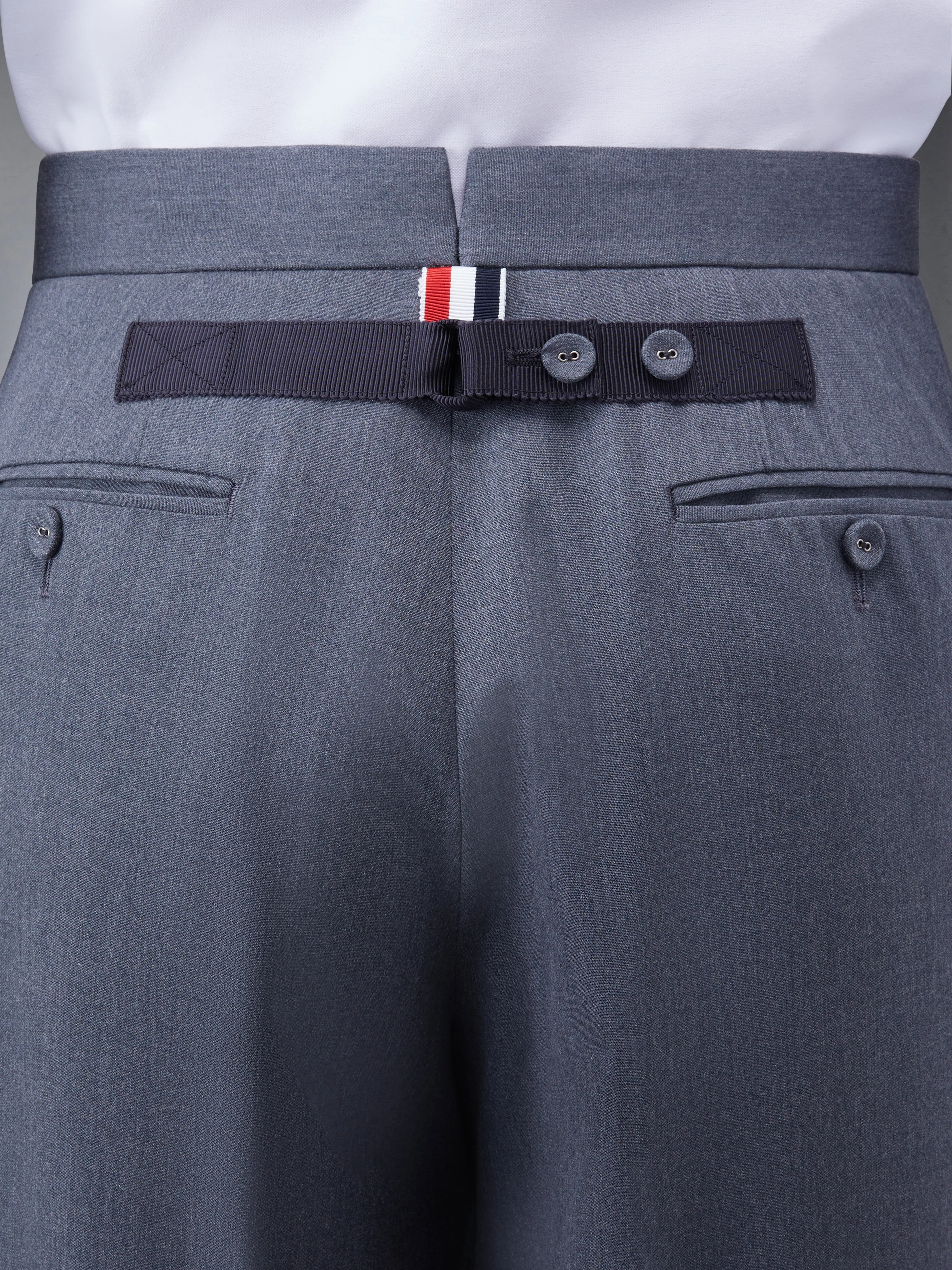 TYPEWRITER CLOTH CLASSIC TROUSER sold by Thom Browne product image thumbnail 4