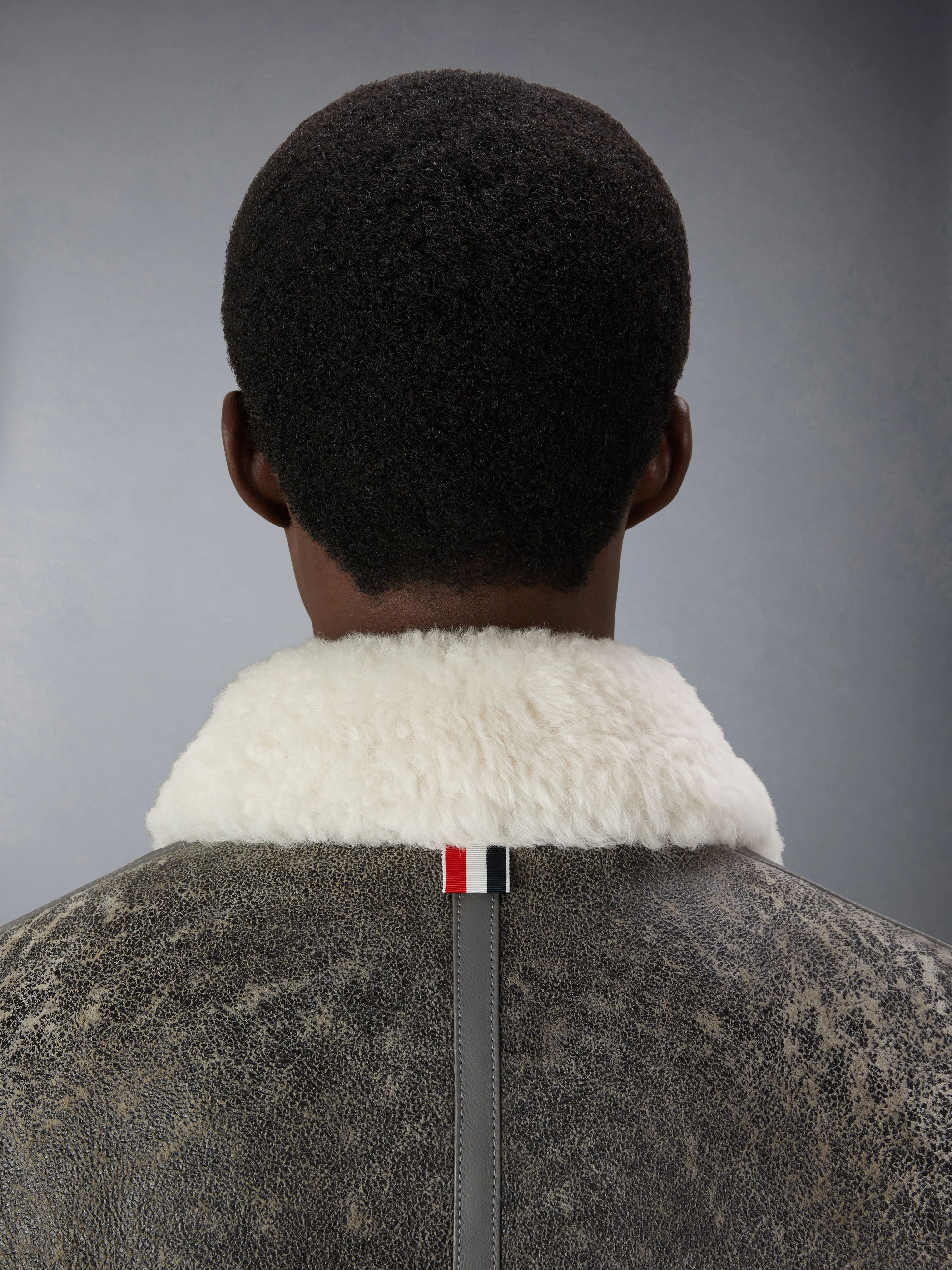 SHEARLING CROPPED DUFFLE COAT sold by Thom Browne product image thumbnail 5