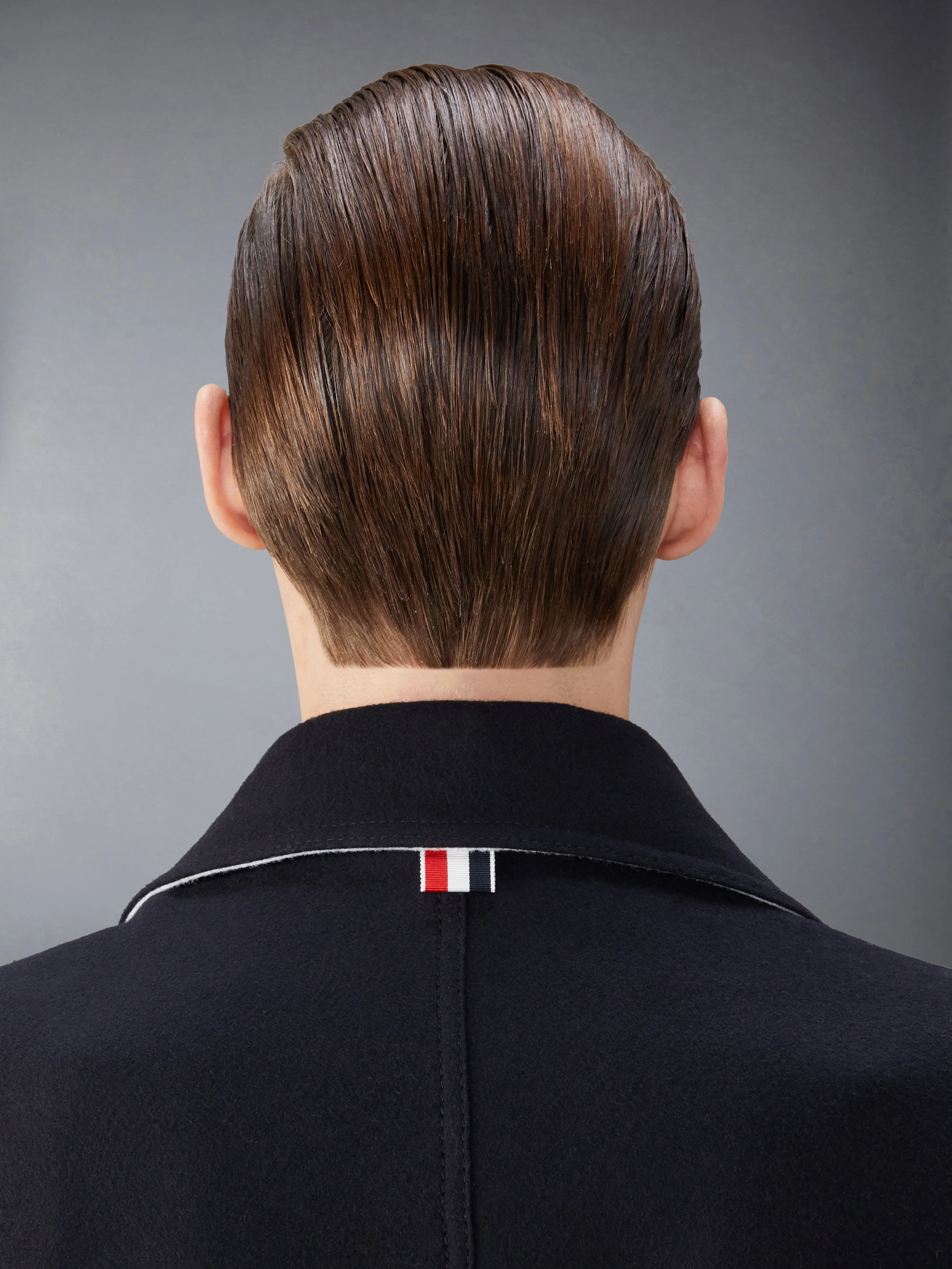 SPRING WEIGHT MELTON WOOL PEACOAT sold by Thom Browne product image thumbnail 4