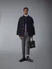 MERINO WOOL 4-BAR CAR COAT sold by Thom Browne