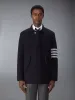 MERINO WOOL 4-BAR CAR COAT sold by Thom Browne