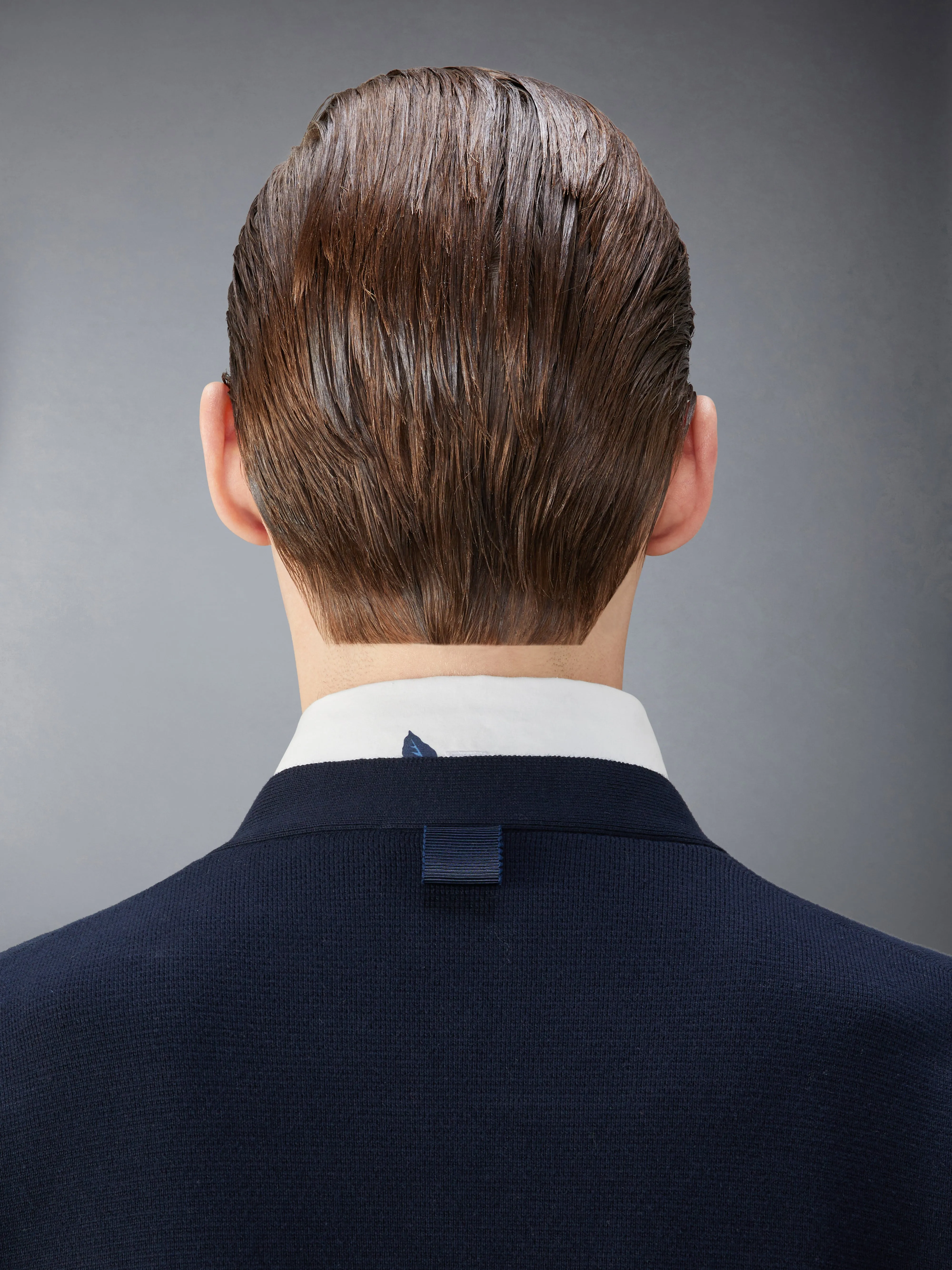 COTTON MILANO STITCH CARDIGAN sold by Thom Browne product image thumbnail 5