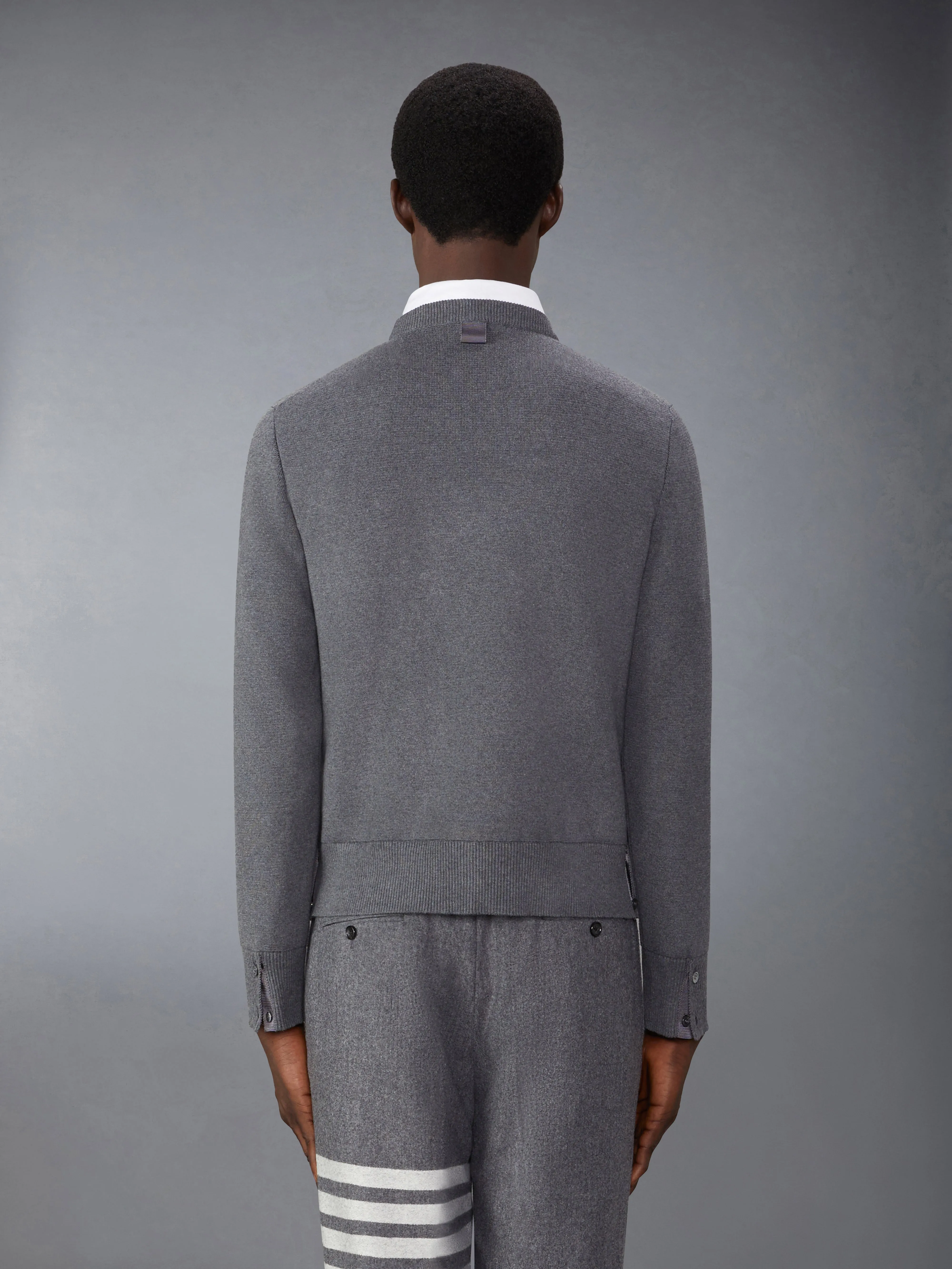 COTTON MILANO STITCH PULLOVER sold by Thom Browne product image thumbnail 2