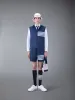 ULTRALIGHT RIPSTOP 4-BAR HOODED VEST sold by Thom Browne