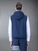 ULTRALIGHT RIPSTOP 4-BAR HOODED VEST sold by Thom Browne