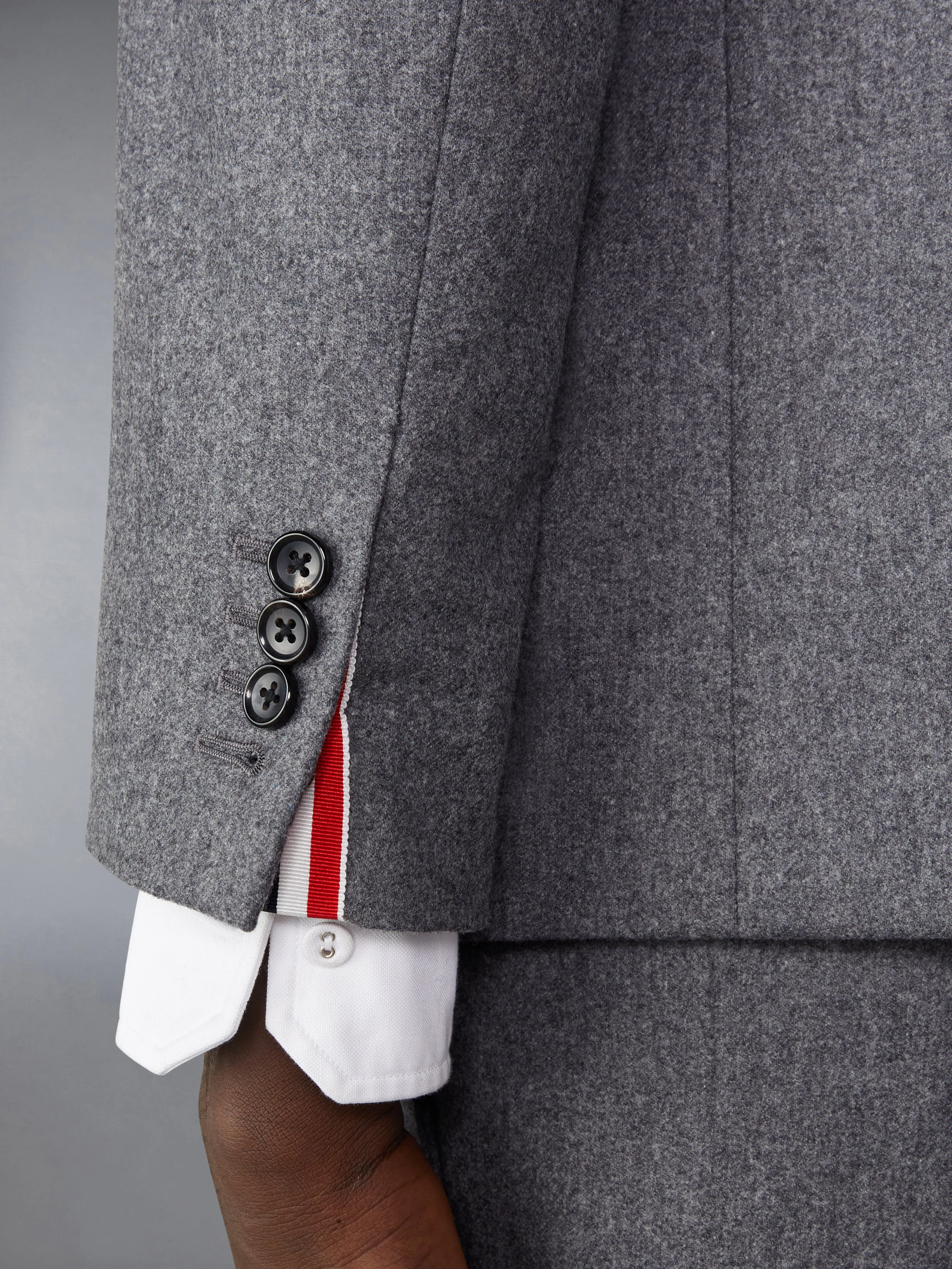 FLANNEL 4-BAR UNSTRUCTURED SPORT COAT sold by Thom Browne product image thumbnail 5