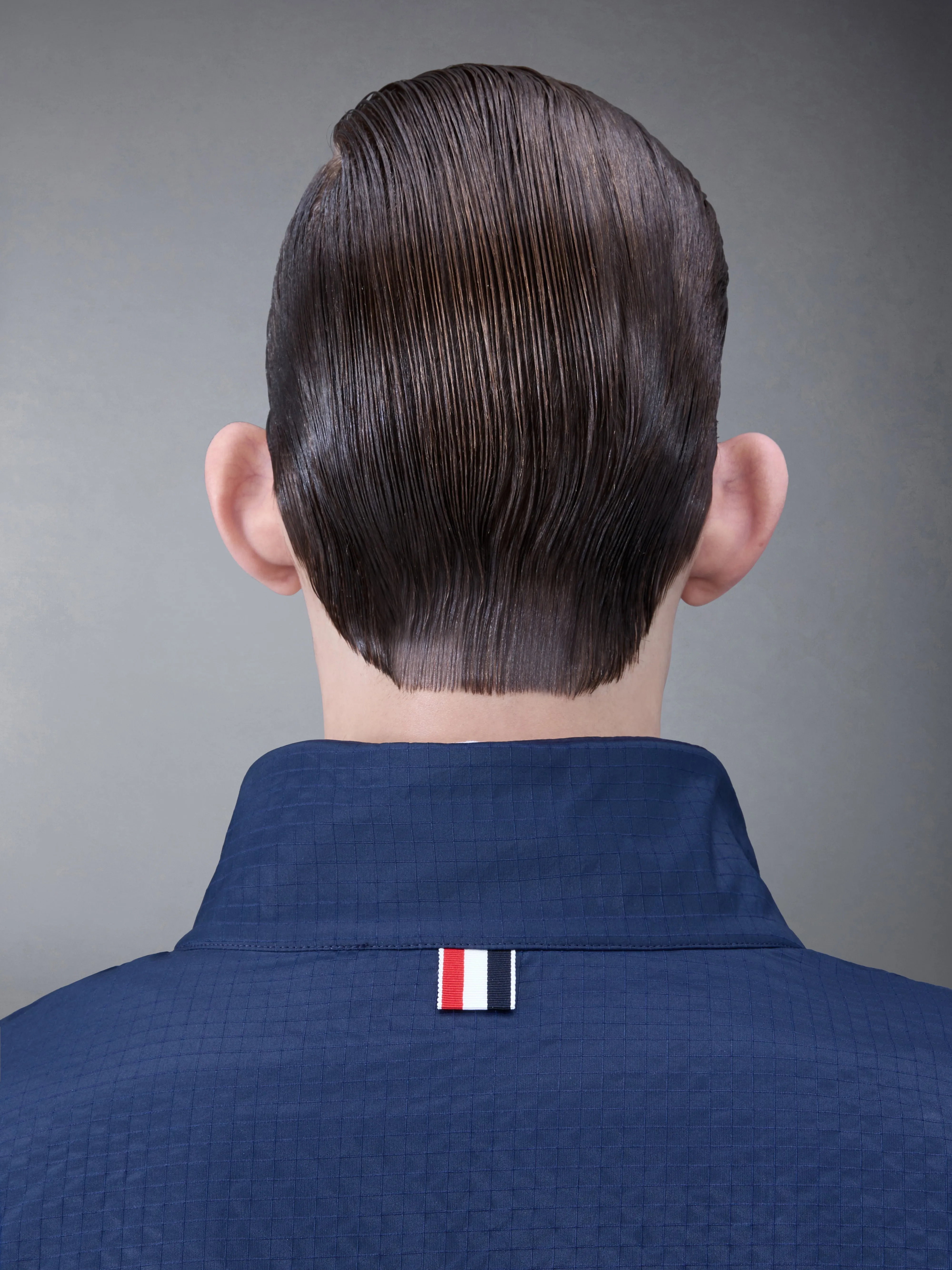 ULTRALIGHT RIPSTOP 4-BAR FUNNEL NECK JACKET sold by Thom Browne product image thumbnail 5