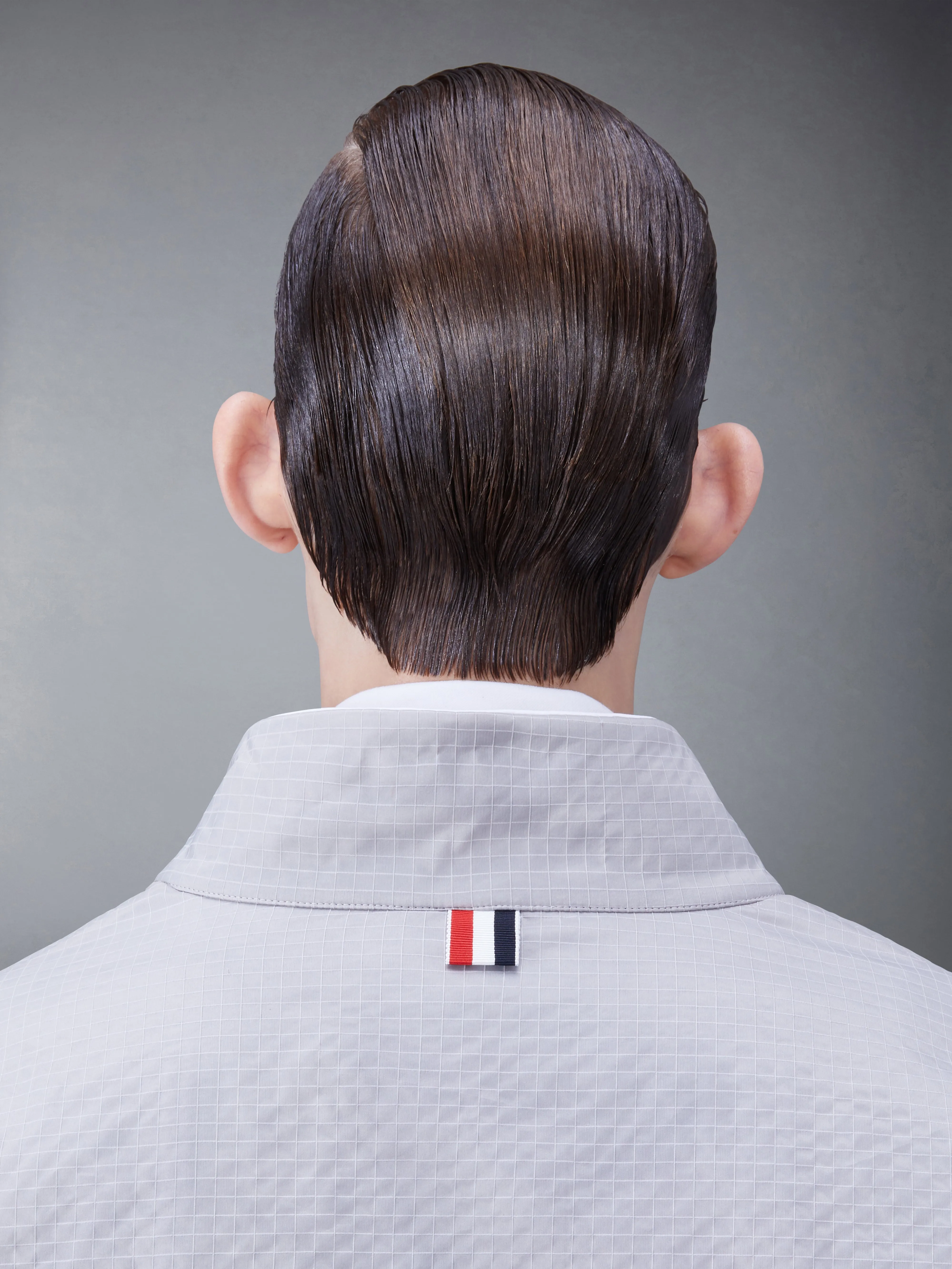 ULTRALIGHT RIPSTOP 4-BAR FUNNEL NECK JACKET sold by Thom Browne product image thumbnail 5