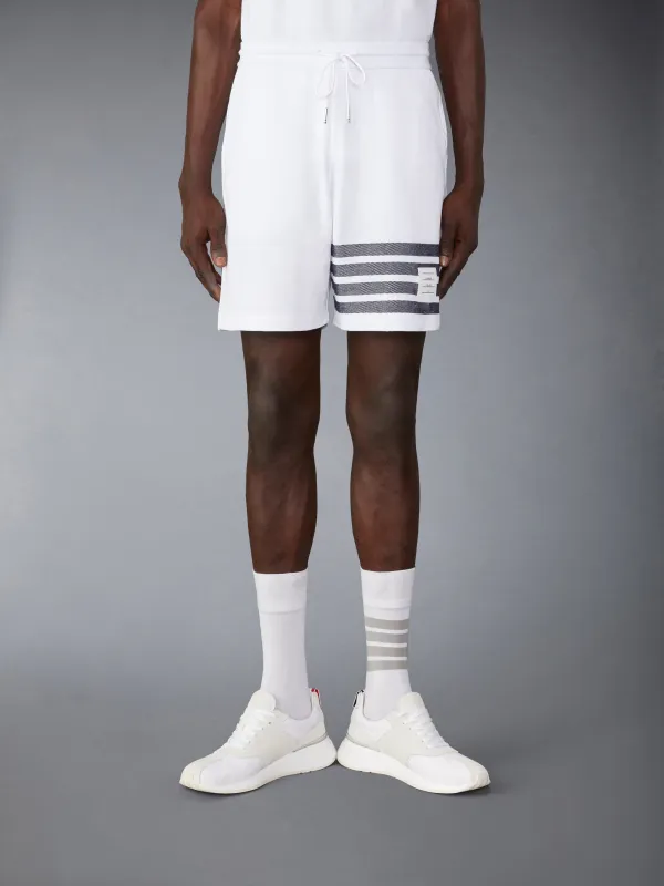 COTTON PIQUE 4-BAR SHORTS made by Thom Browne