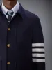 WOOL CASHMERE 4-BAR UTILITY  JACKET sold by Thom Browne