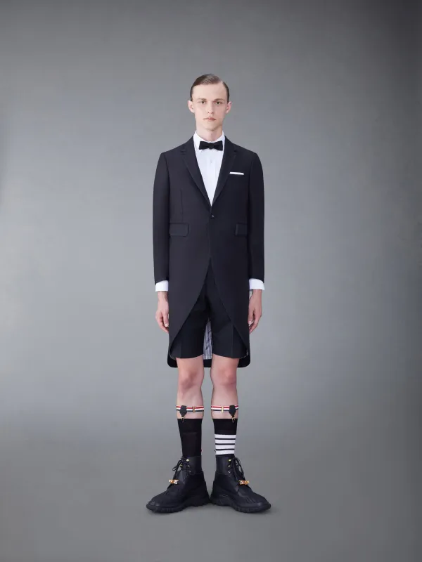 WOOL CLASSIC TIPPING JACKET sold by Thom Browne