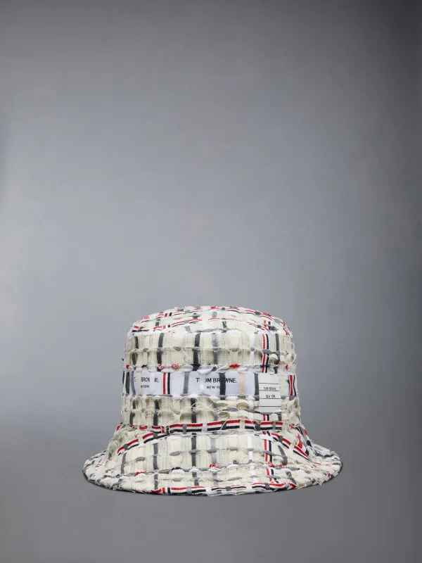 DECONSTRUCTED TWEED BUCKET HAT made by Thom Browne