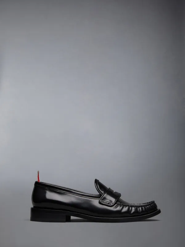SPAZZOLATO PLEATED VARSITY LOAFER sold by Thom Browne