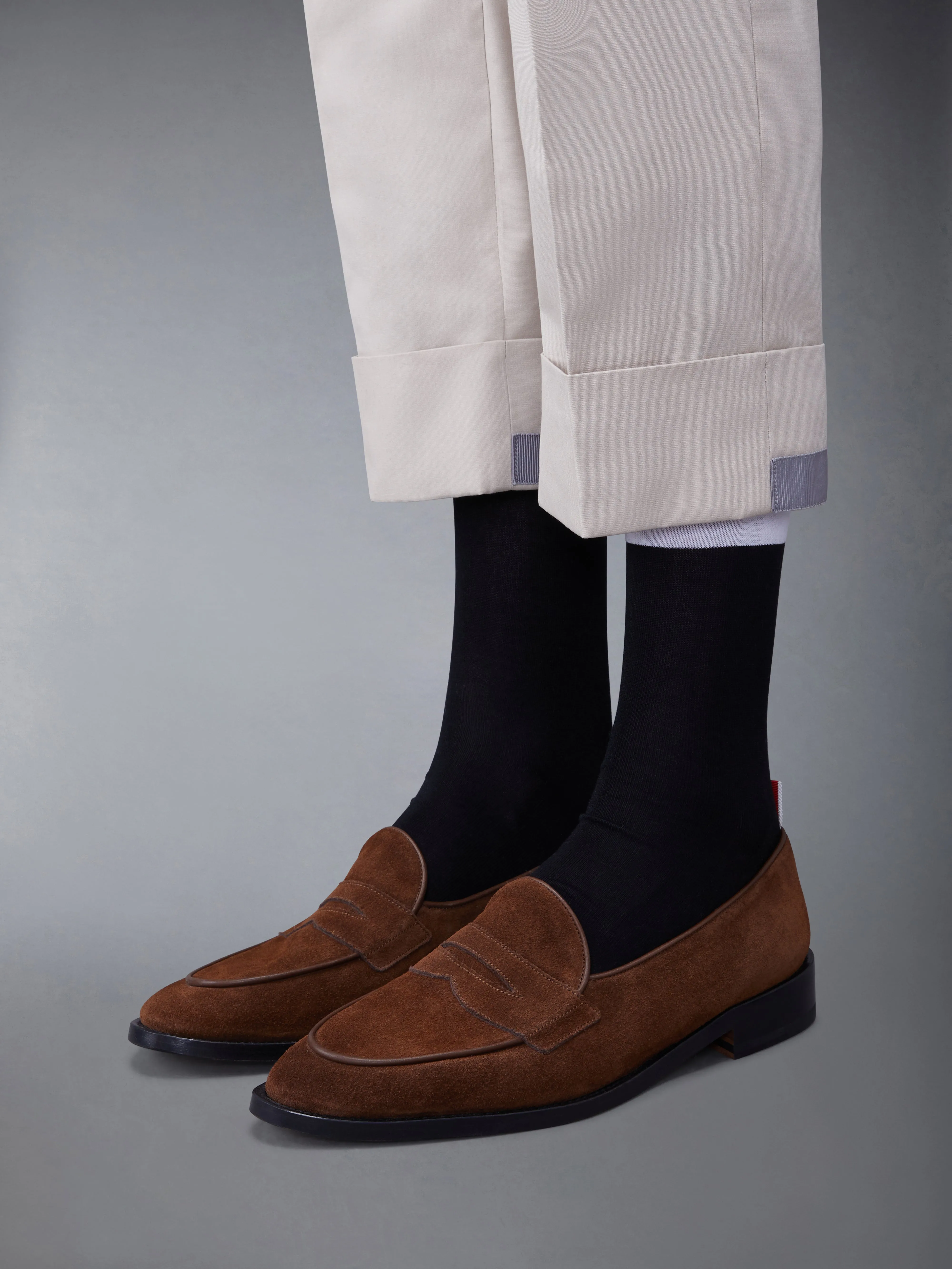SUEDE VARSITY PENNY LOAFER sold by Thom Browne product image thumbnail 4