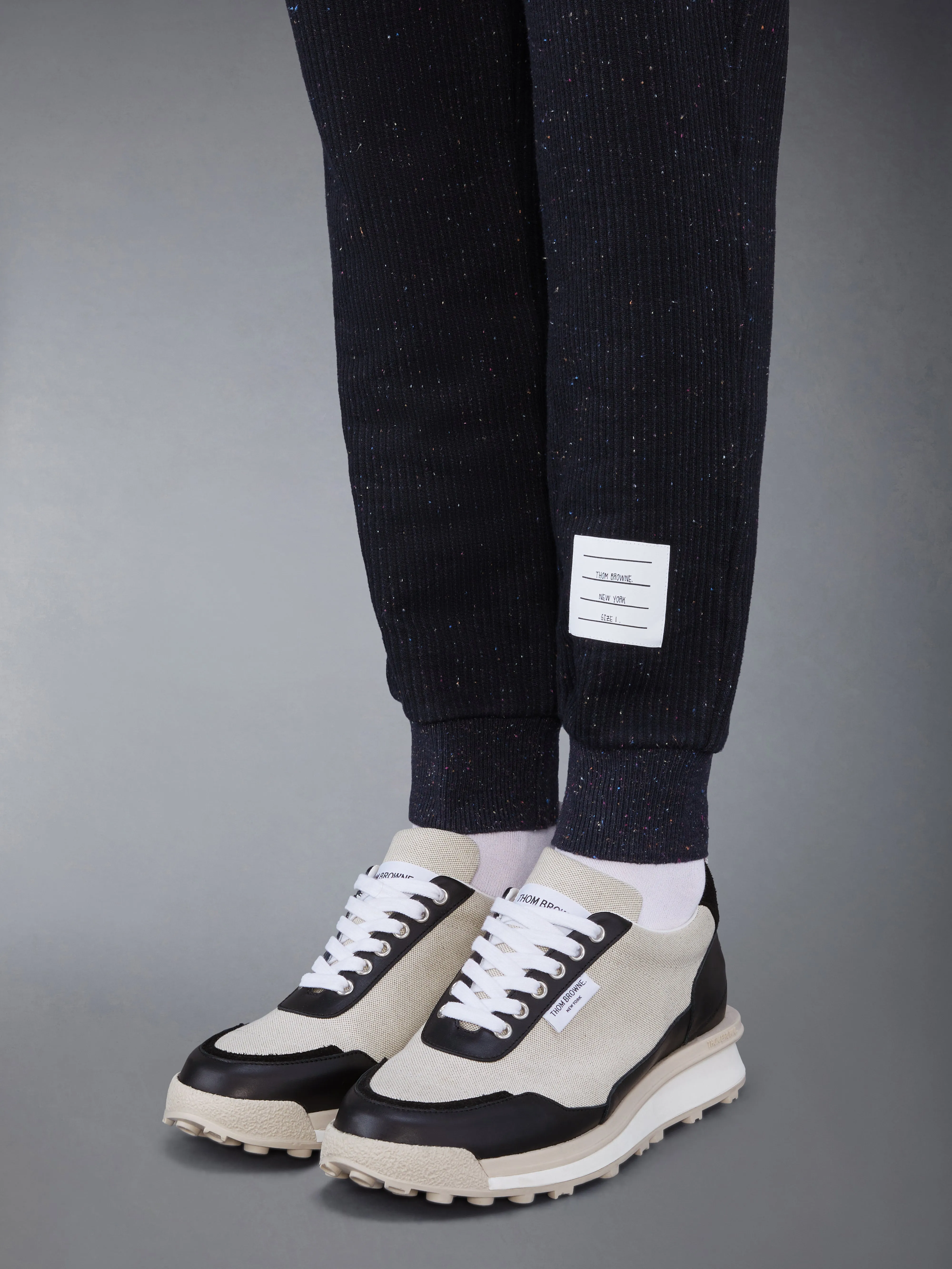 COTTON CANVAS ALUMNI TRAINER sold by Thom Browne product image thumbnail 4