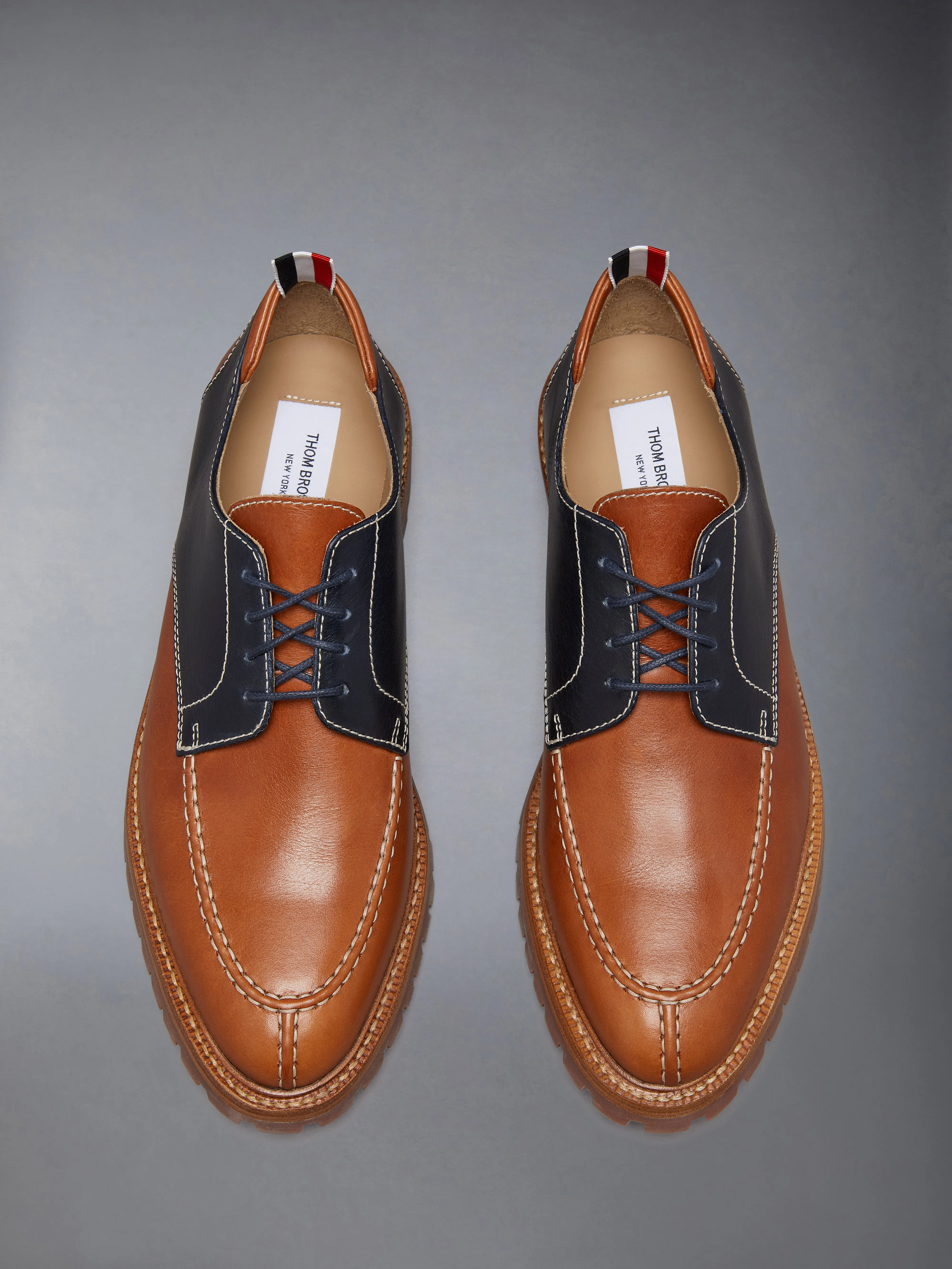 VACCHETTA GOODYEAR COMMANDO SOLE APRON STITCH DERBY sold by Thom Browne product image thumbnail 5