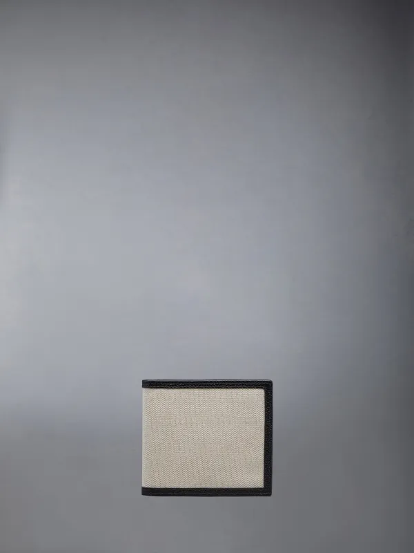 COTTON CANVAS BILLFOLD WALLET sold by Thom Browne