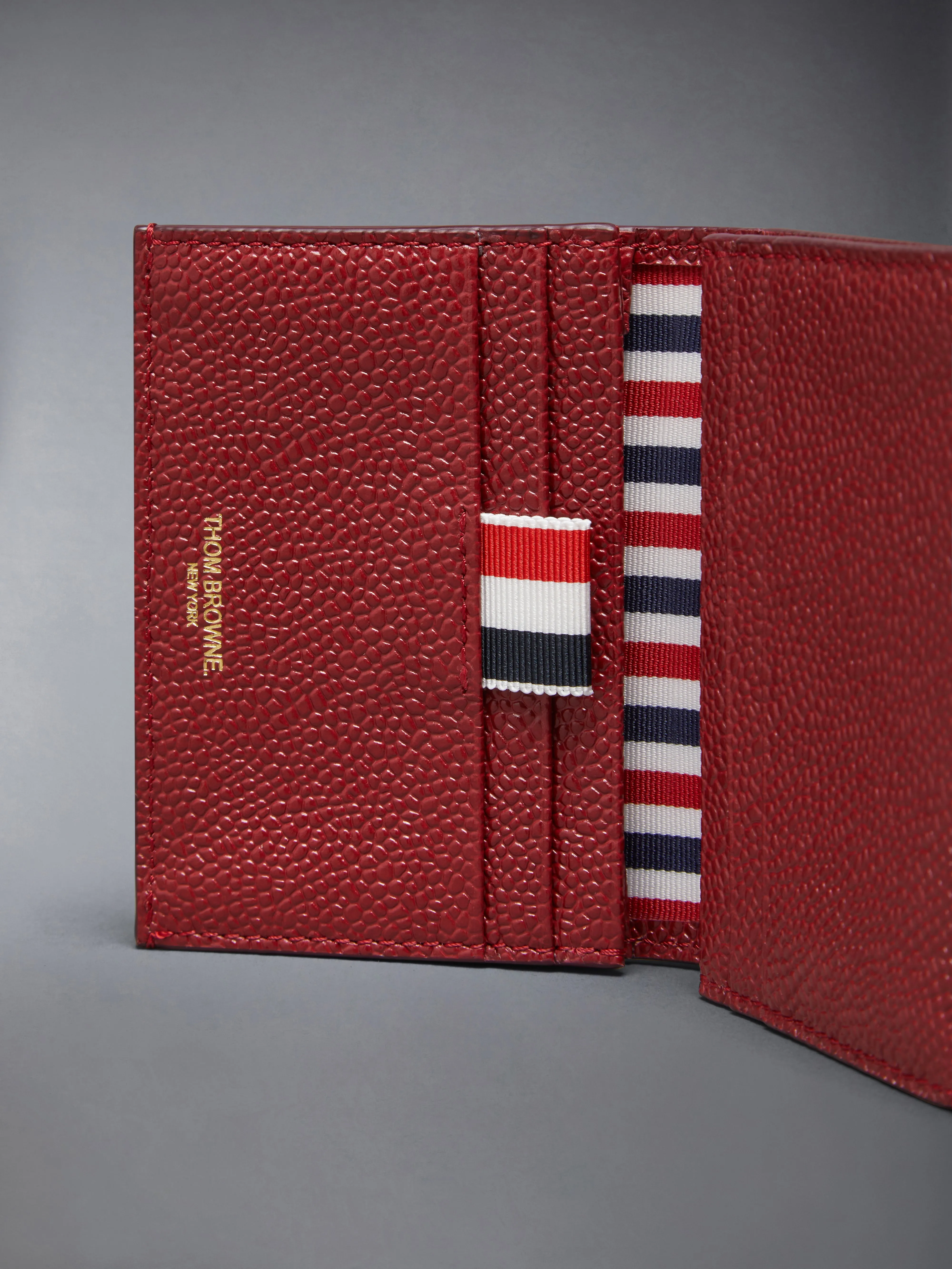 PEBBLE GRAIN DOUBLE CARD HOLDER sold by Thom Browne product image thumbnail 4