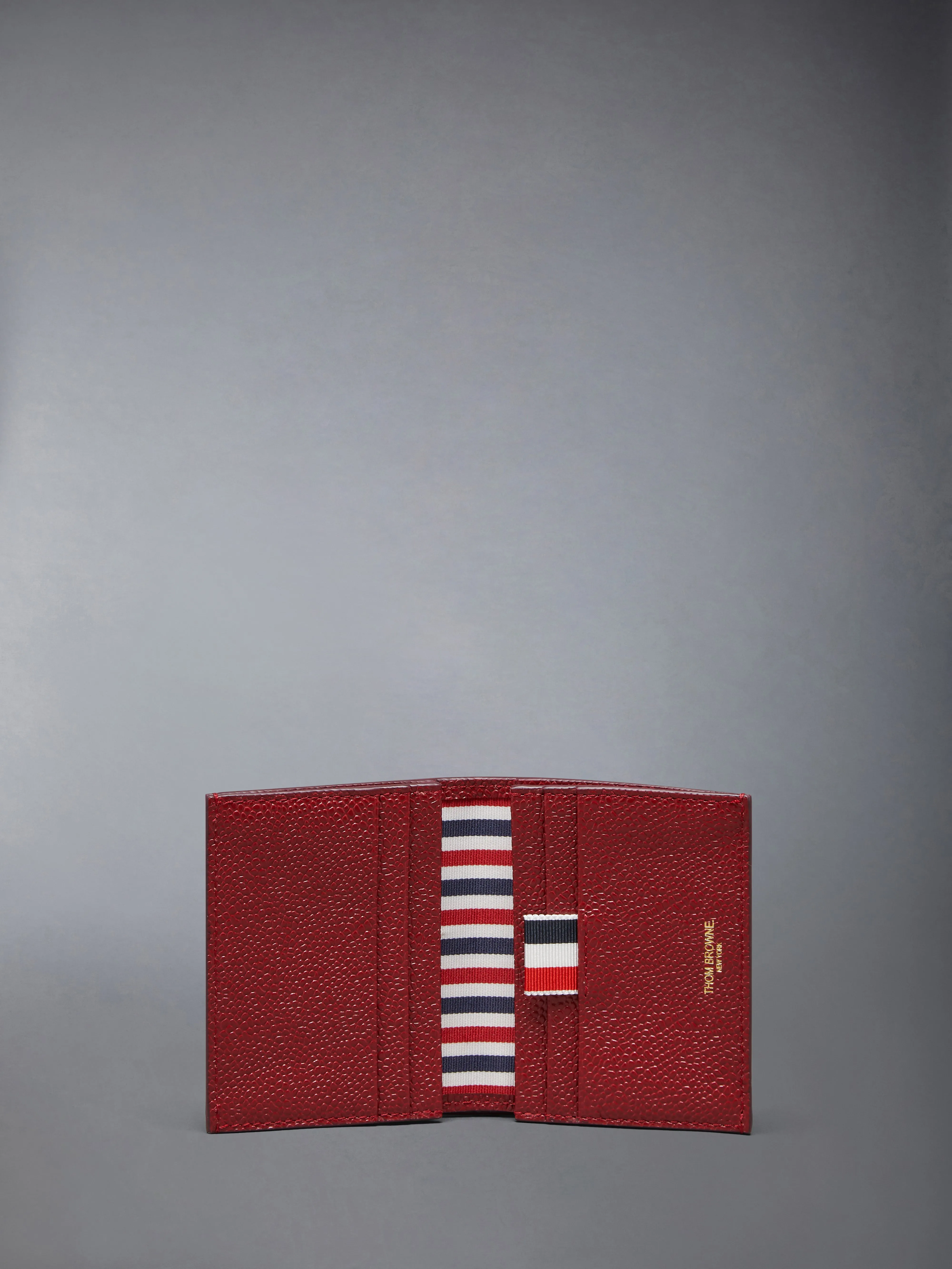 PEBBLE GRAIN DOUBLE CARD HOLDER sold by Thom Browne product image thumbnail 3